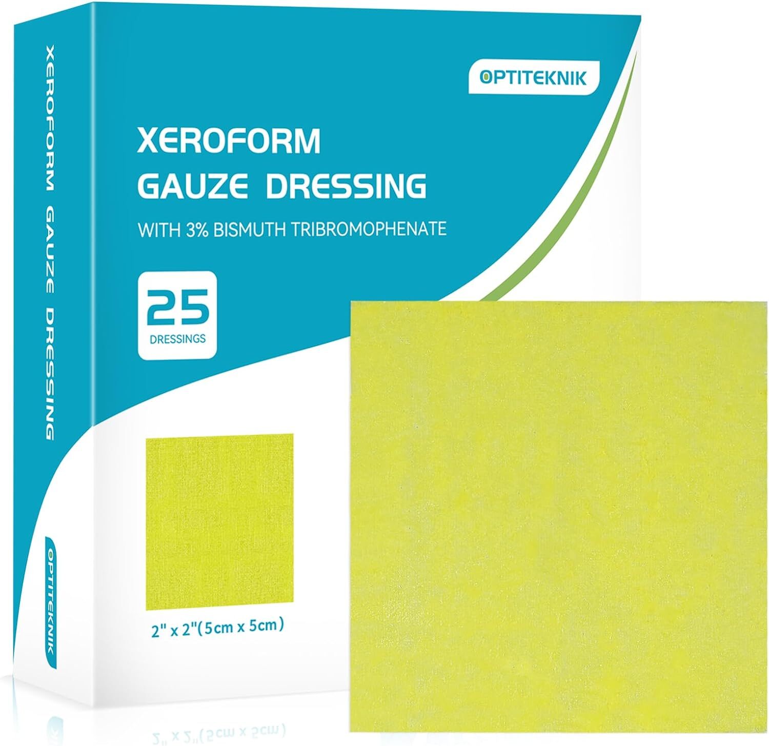 Xeroform Petrolatum Dressing 2″x2″ Pack of 25, Non-Adherent pack 25