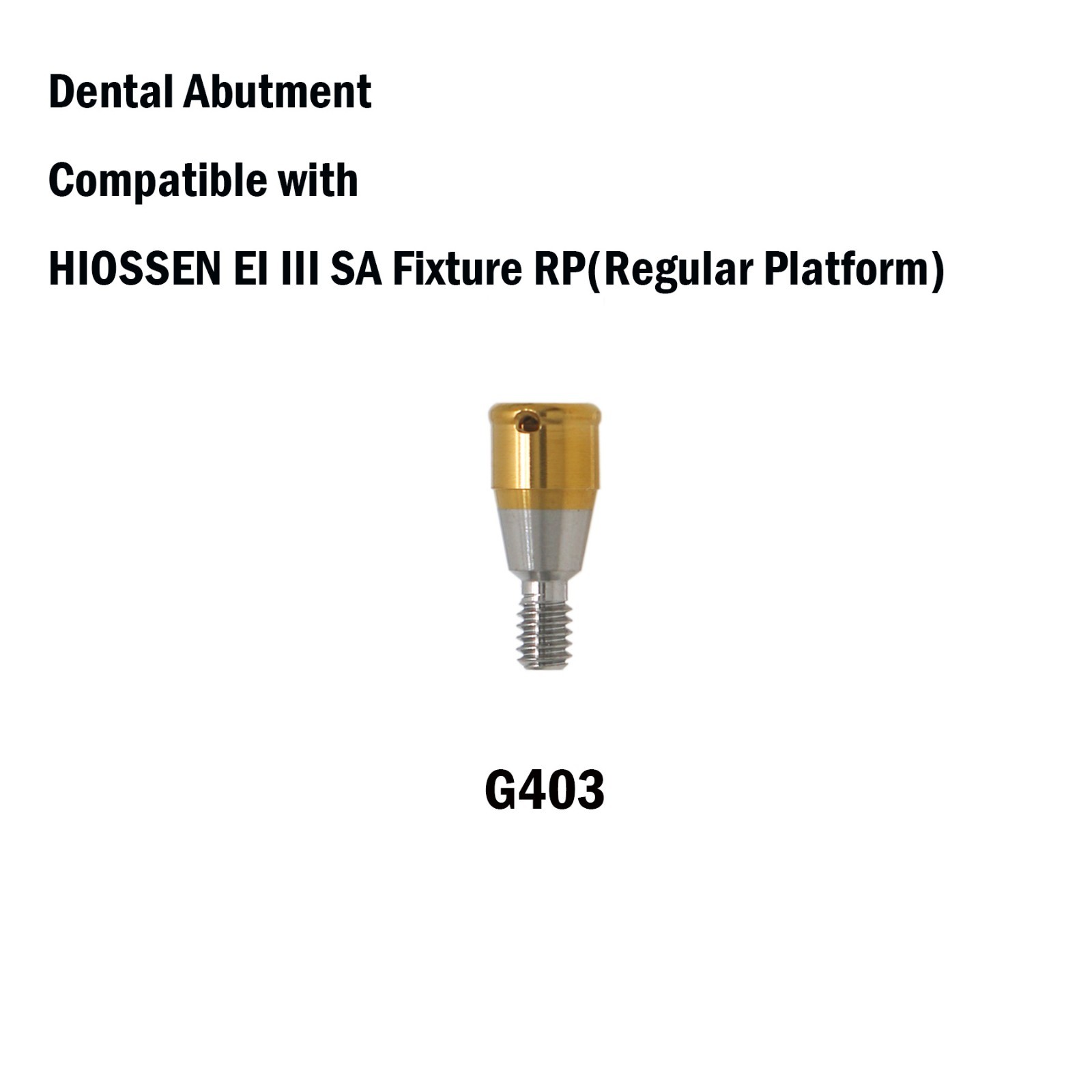 US Dental Locator Abutment Mini/Regular Platform for Hiossen ET III SA Fixture