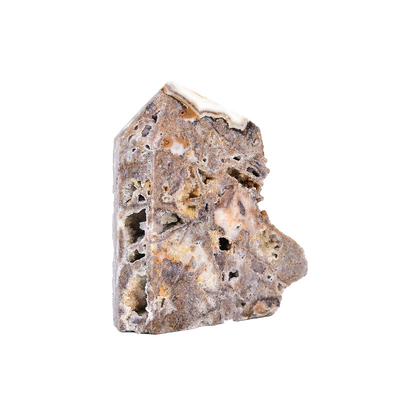 Amoystone Decorative Large Tower Sphalerite Geode Slab 1.3-1.7 Lbs For Witch