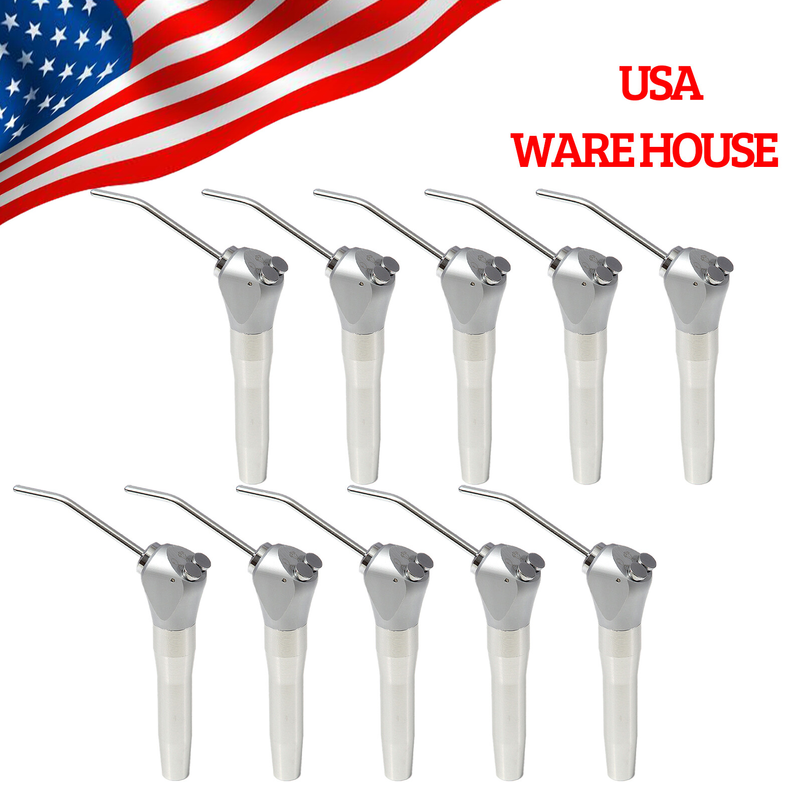 Dental Air Water Spray Syringe with Nozzles Tubes OR