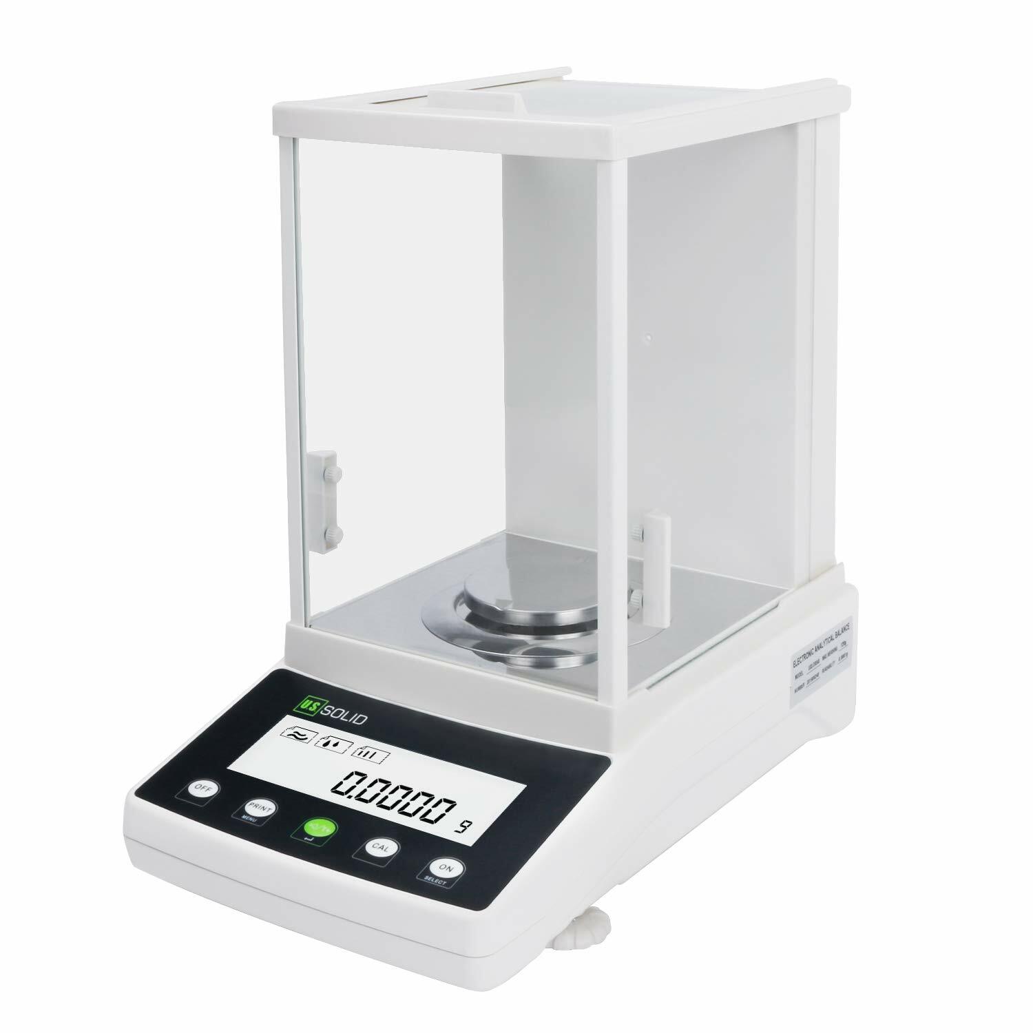 U.S. Solid 0.1mg Digital Precision Lab Electronic Analytical Balance 220×0.0001g