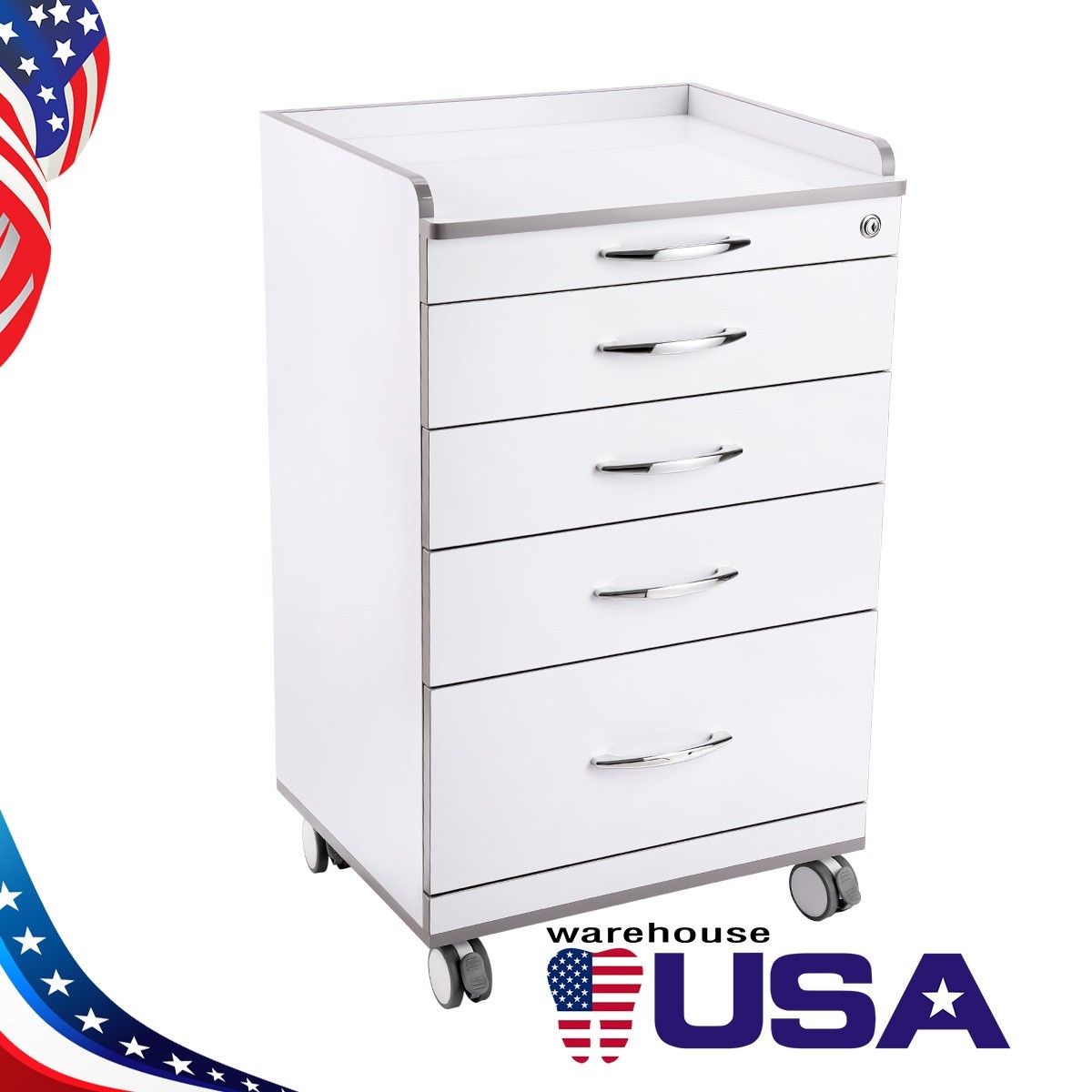 22L Dental Class B Autoclaves Steam Sterilizers built-in Printer/Storage Cabinet