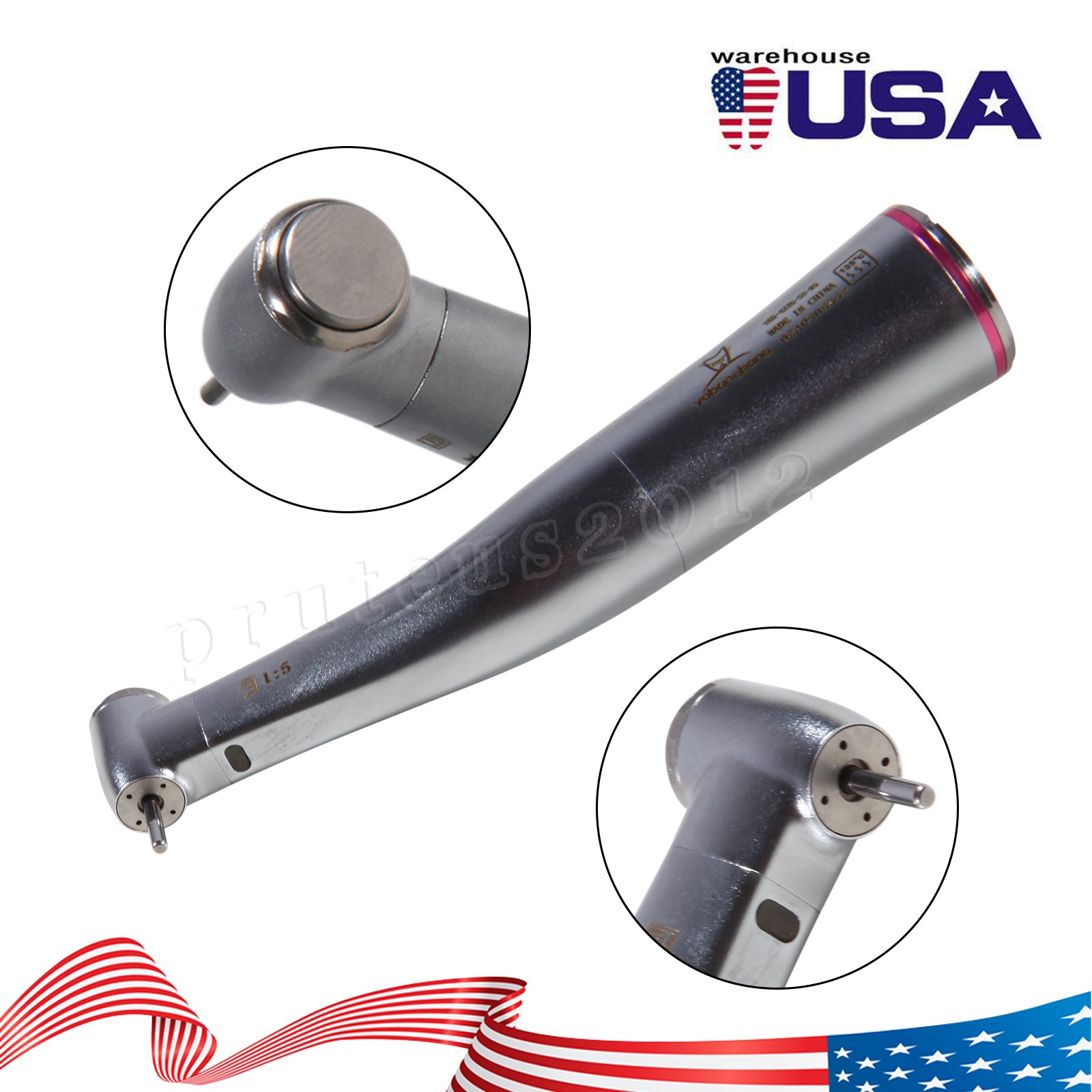 Portable Dental Ultrasonic Scaler Handpiece + Tips fit Cavitron EMS WOODPECKER