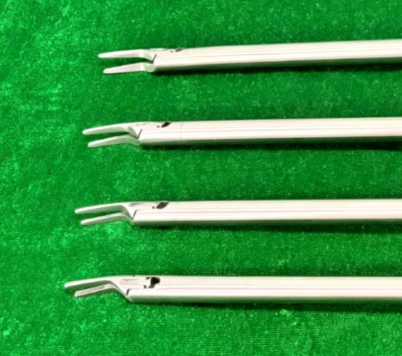 4pc Laparoscopic Clip Applicator Single Action LT300 10mm Reusable Instruments