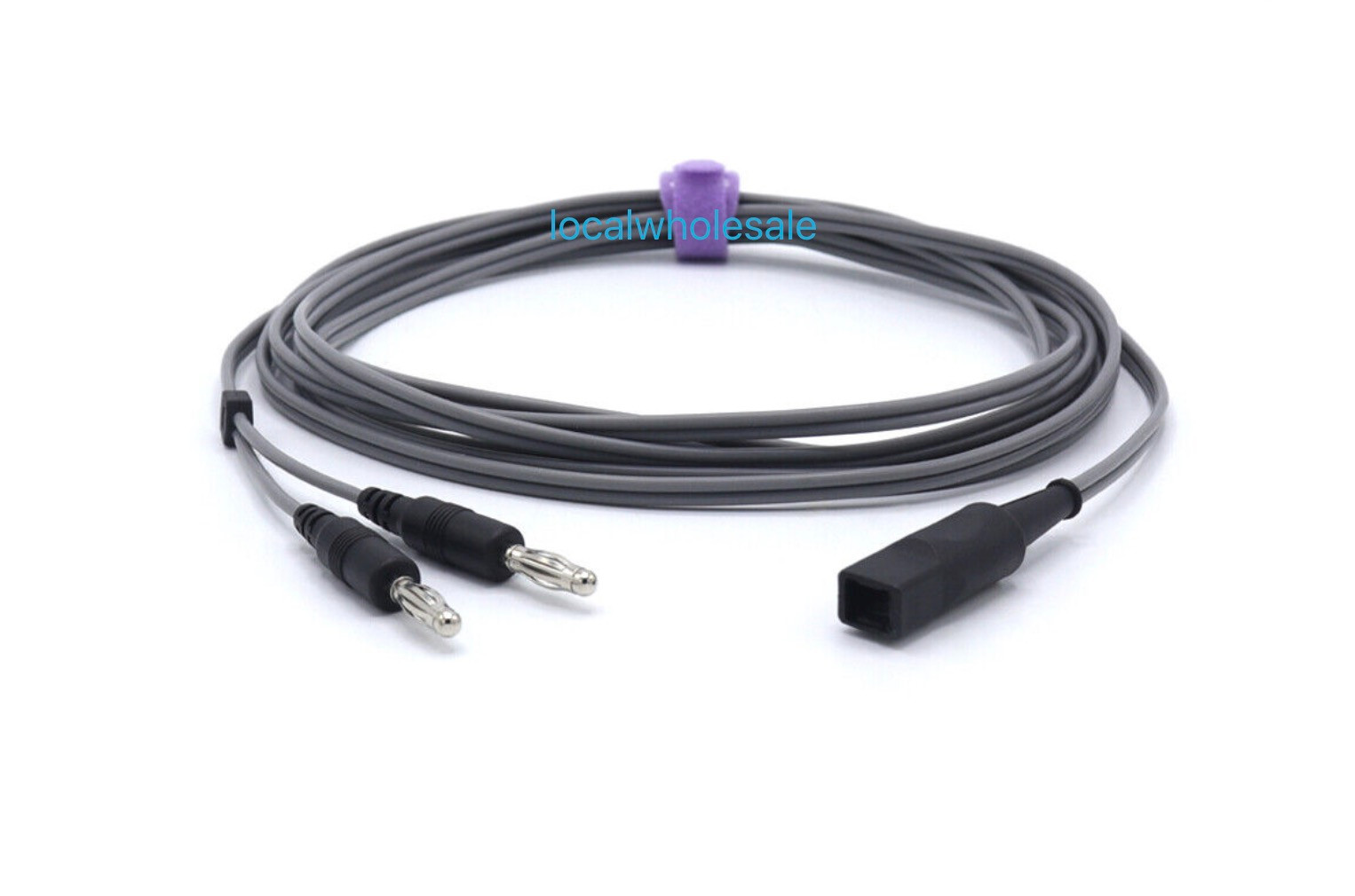 Bipolar ESU Electrosurgical Reusable Cable IEC Connector Types Compatible