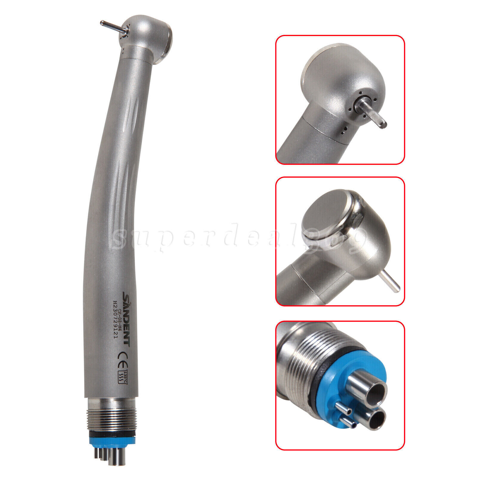 1-10 SANDENT Dental High Speed Handpiece Spray 4Hole / 2Hole Fit NSK PANA MAX po