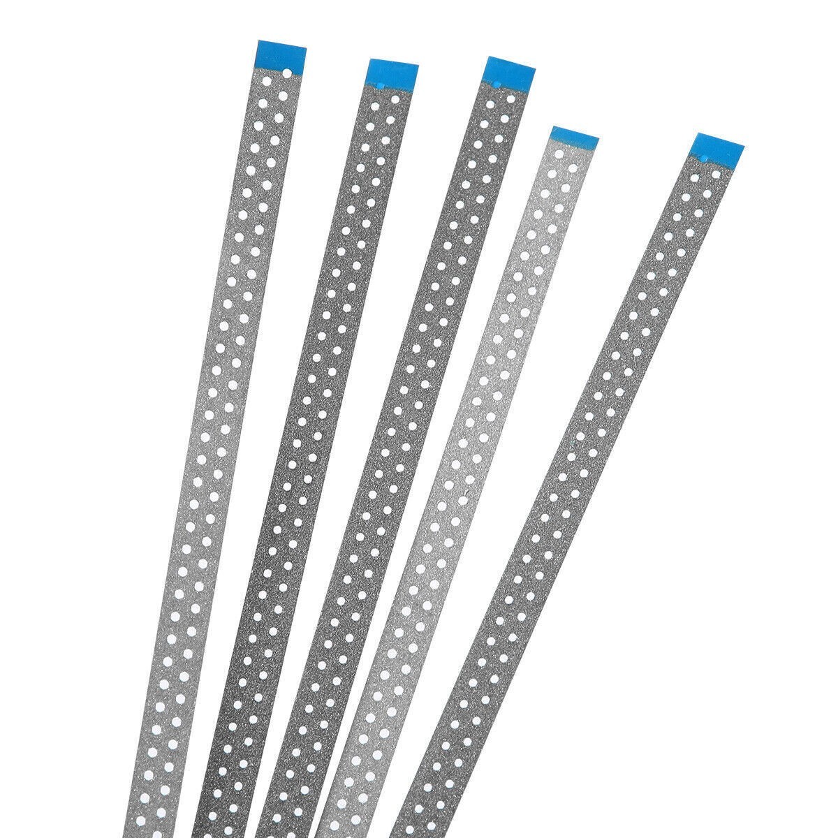 5 Pcs Dental Double Single Diamond Orthodontic IPR Holes Polishing Strips Sand