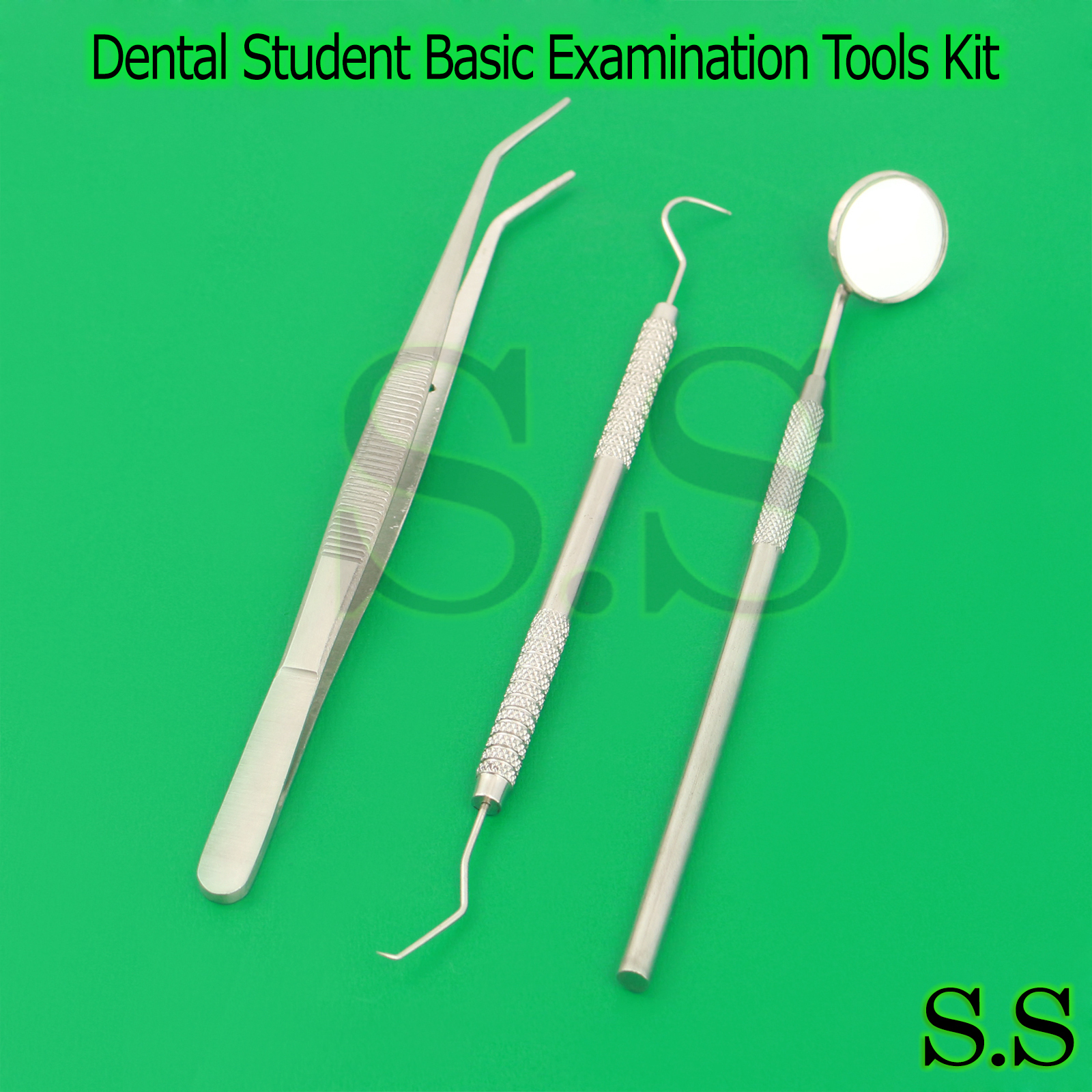 Dental Student Basic Examination Tools Kit Veterinary Surgical Lab Instruments