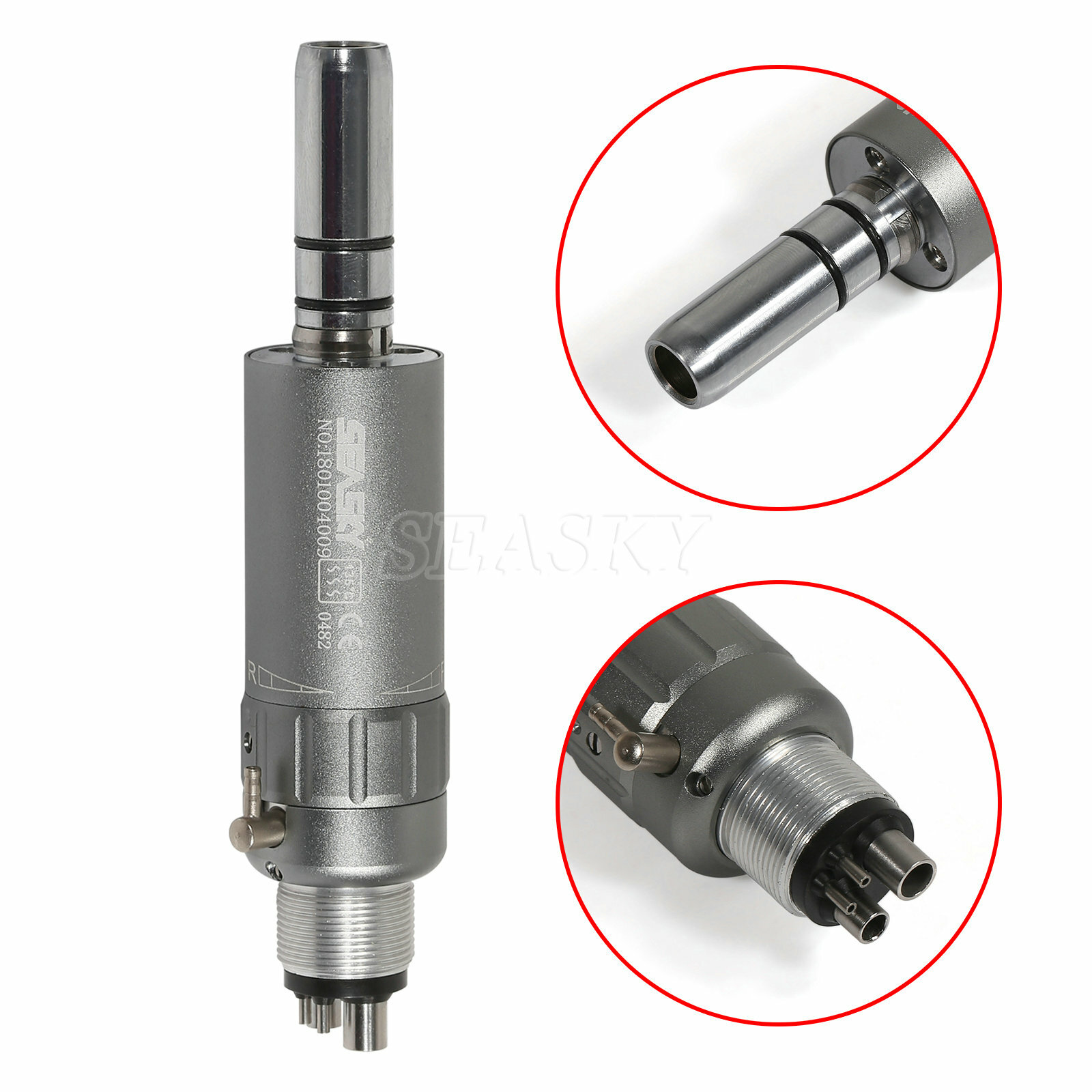 5x Dental Low Slow Speed Handpiece E-Type air motor 4 hole skysea NSK style P4