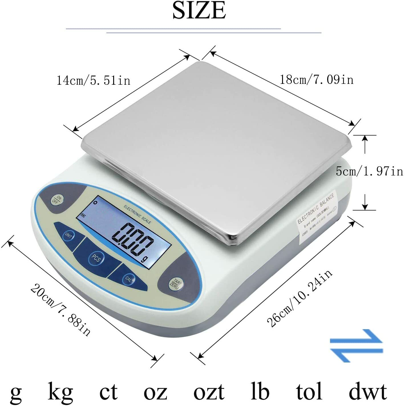 CGOLDENWALL High Precision Lab Analytical Electronic Balance Digital Precision