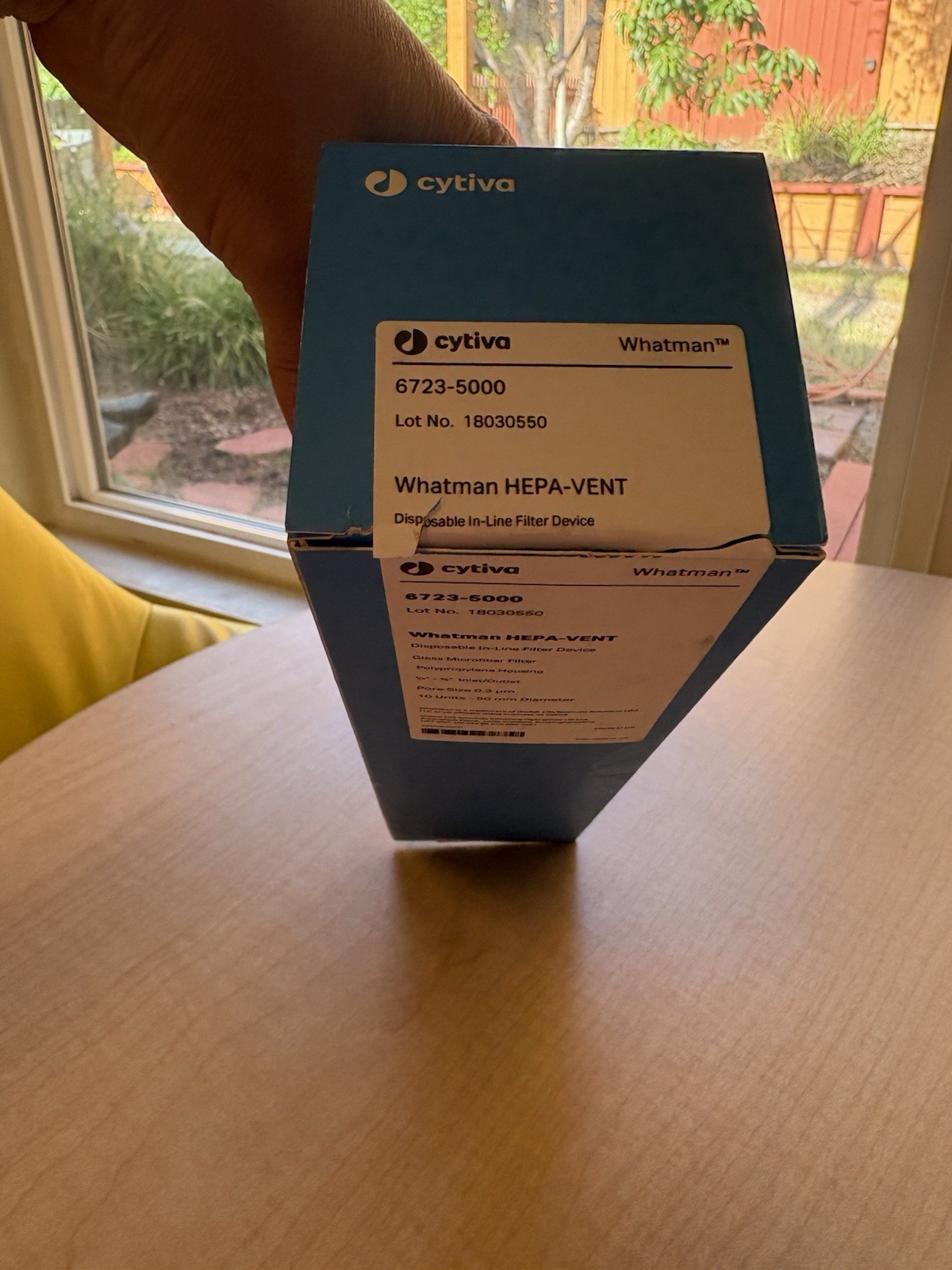 Cytiva Whatman HEPA-VENT disposable in-line filter device