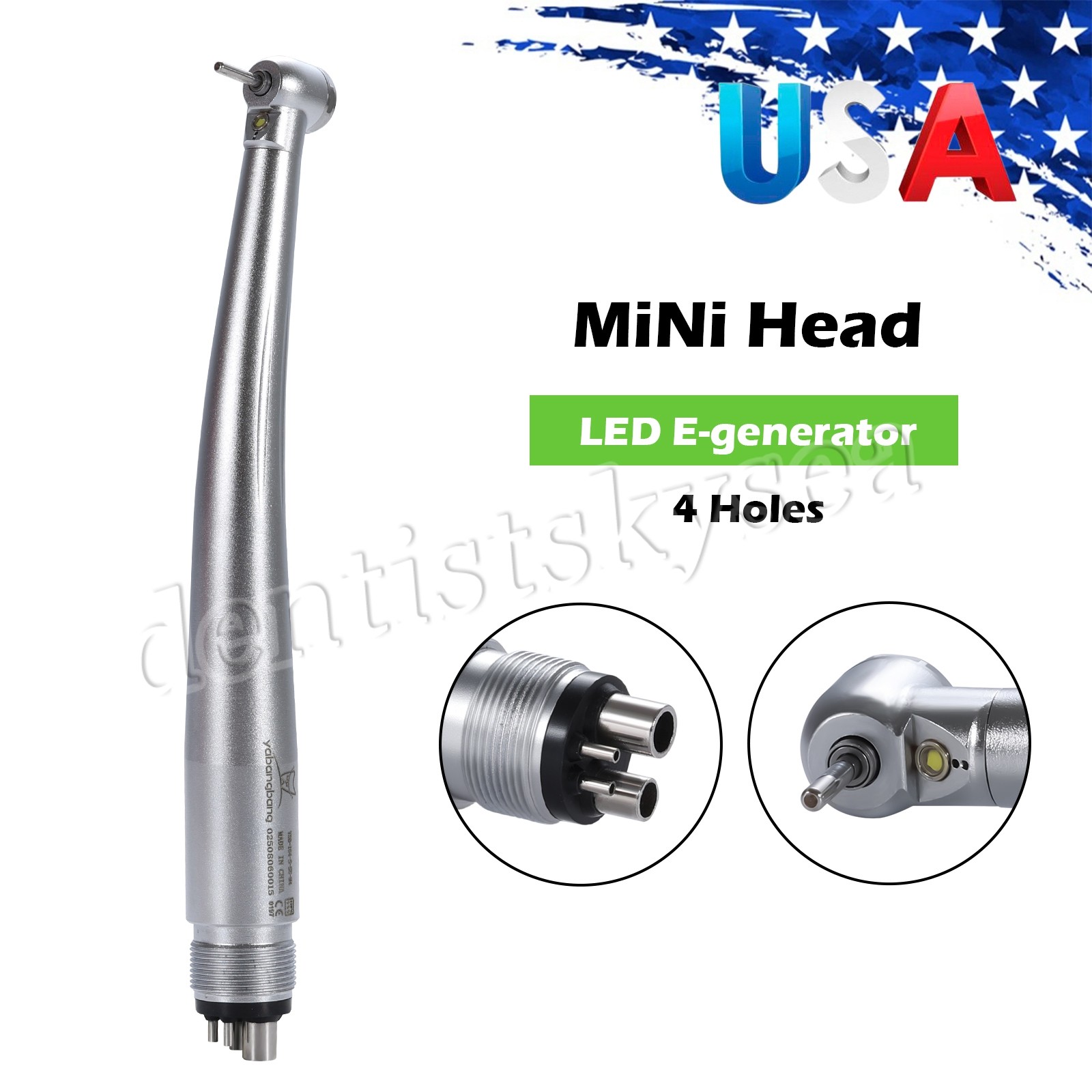 10* Yabangbang Dental High Speed Handpiece Push Turbine 4 Holes Fit NSK Pana Max