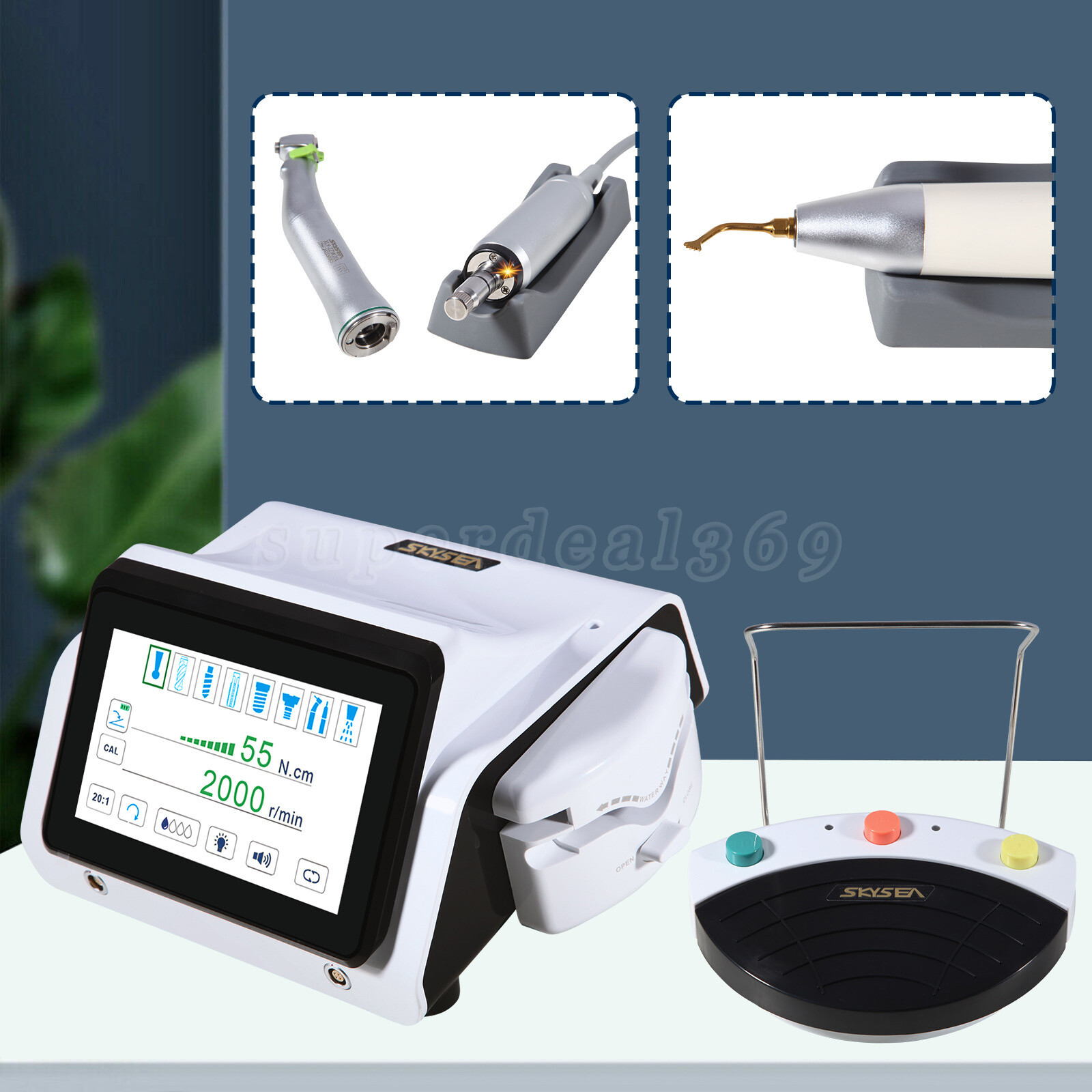 Dental Piezo Surgery & Implant Motor Device 2 IN 1 SURGIC TOUCH Bone Cutter po