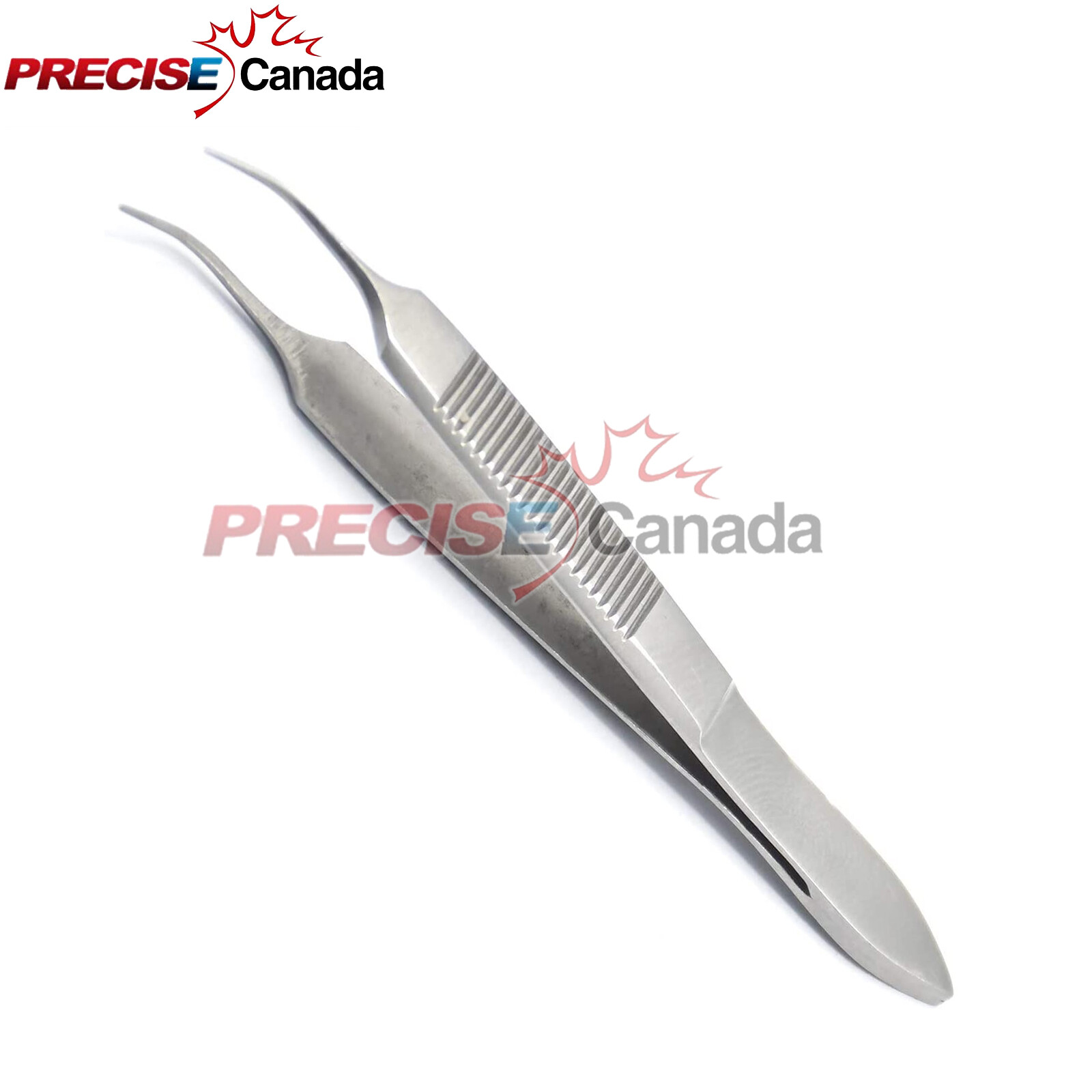 Precise Canada Graefe Tissue Forceps 3″ Curved
