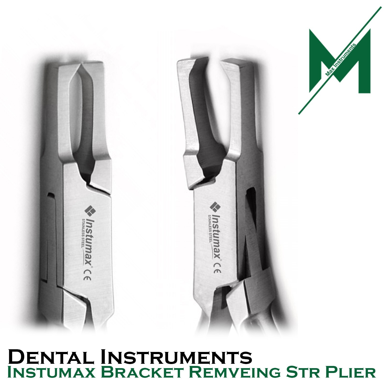 Straight Bracket Removing Pliers Dental Braces Removal Tool Instumax