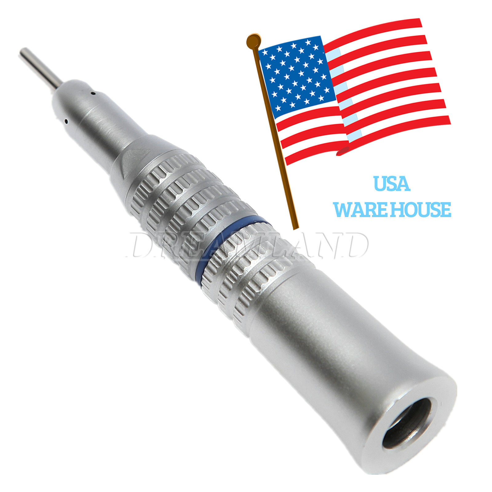 Dental Straight Nosecone Handpiece – Low Speed E-type 1:1 Ratio External Spray