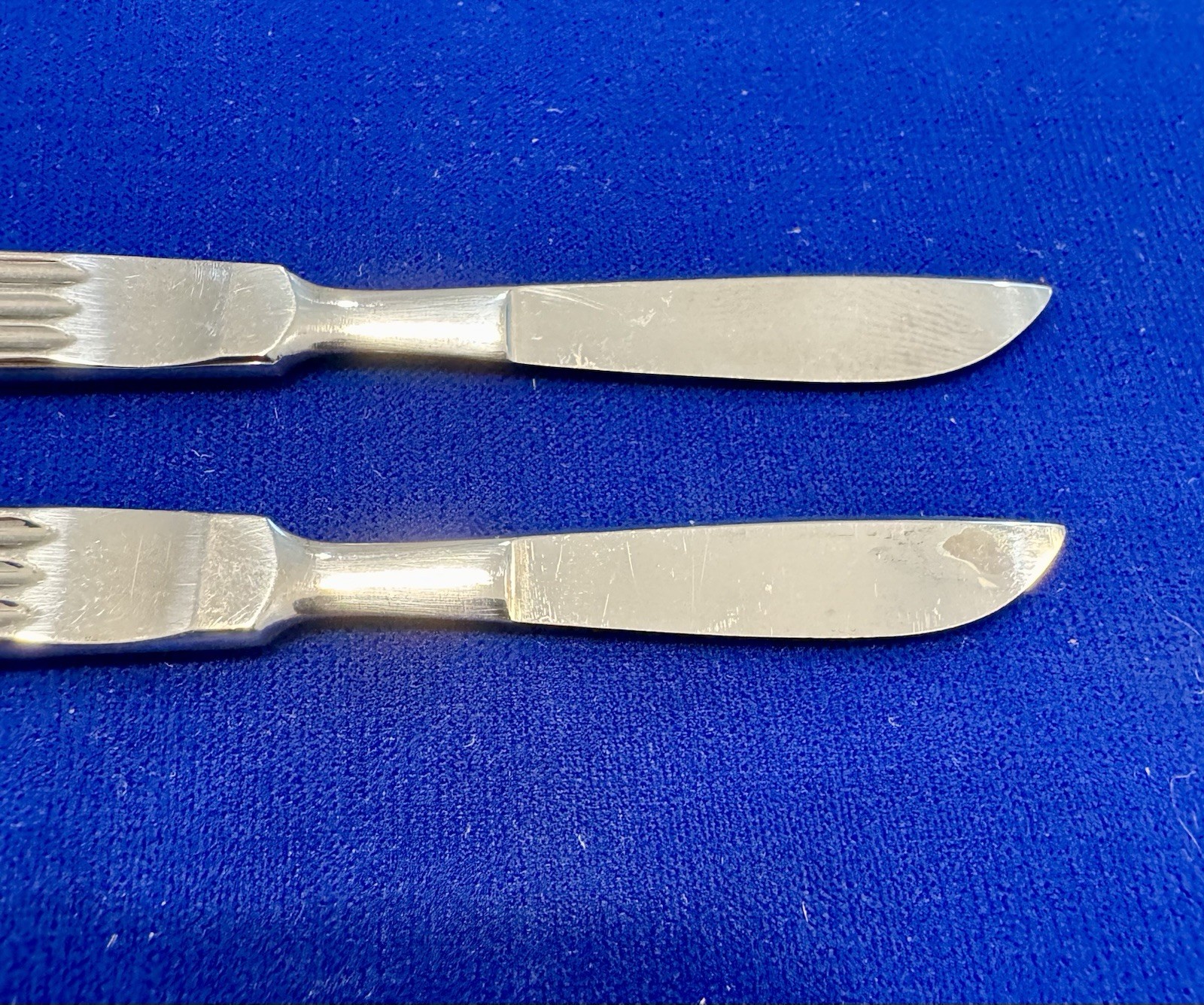 Vintage Surgical Knife Pair Two Sizes in Waterman’s Presentation Case Unmarked