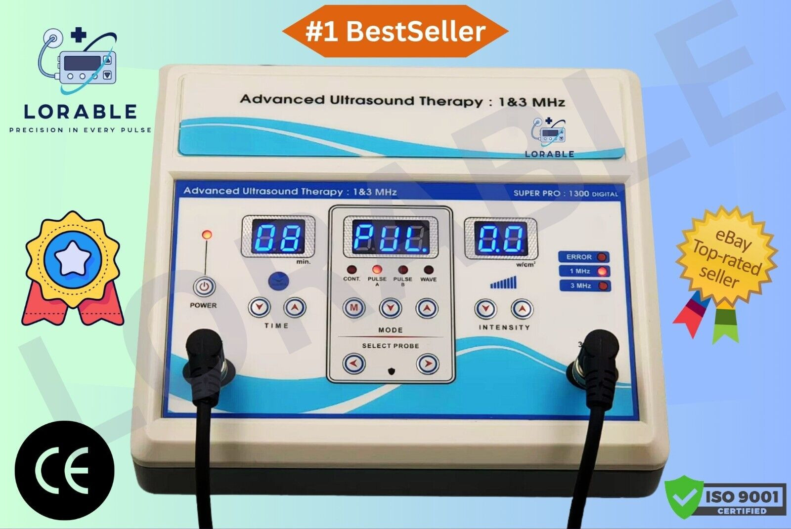 Latest 1 MHz & 3 MHz Ultrasound therapy machine for Pain Relief