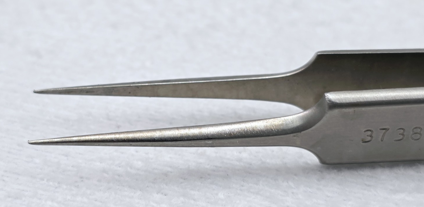 WECK 3738 Micro Forceps 4¼” Needle Point Tip Surgical SS
