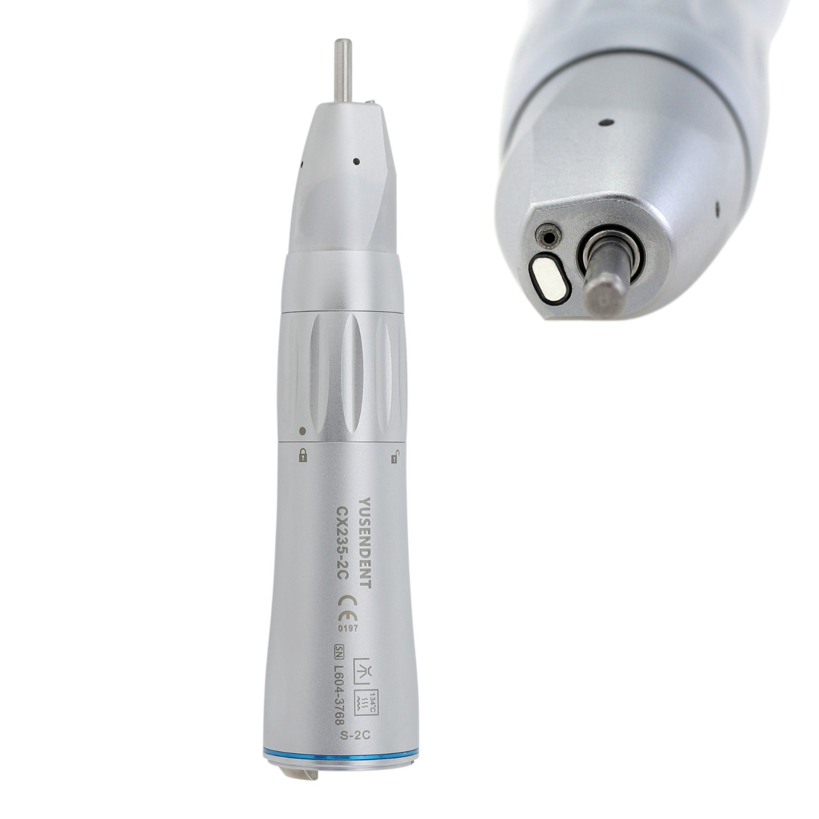 COXO Dental Low Speed Handpiece Straight Nose Cone Fiber Optic Inner Water CX235