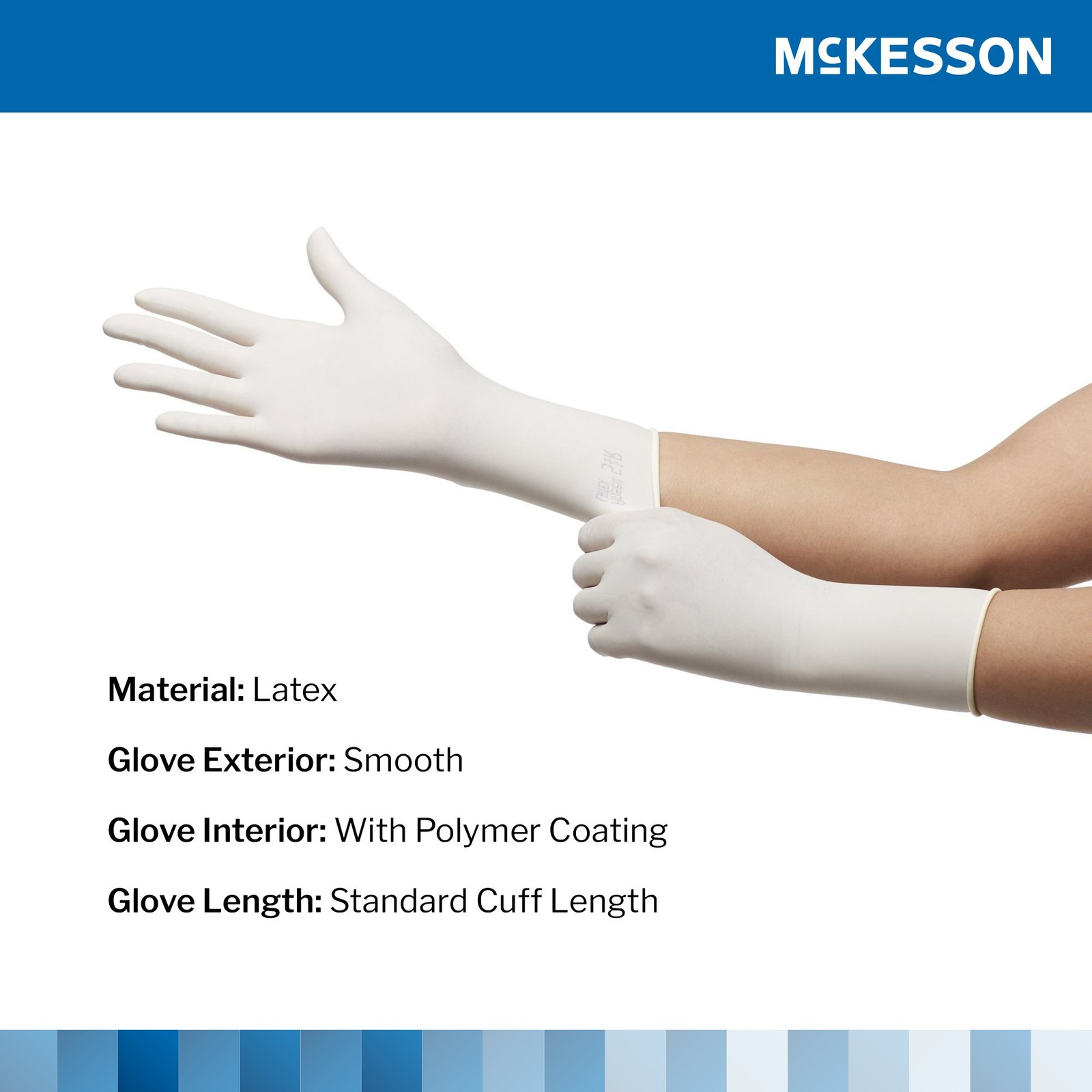 McKesson Perry® Performance Plus Surgical Glove, Size 8, Cream-Box of 50