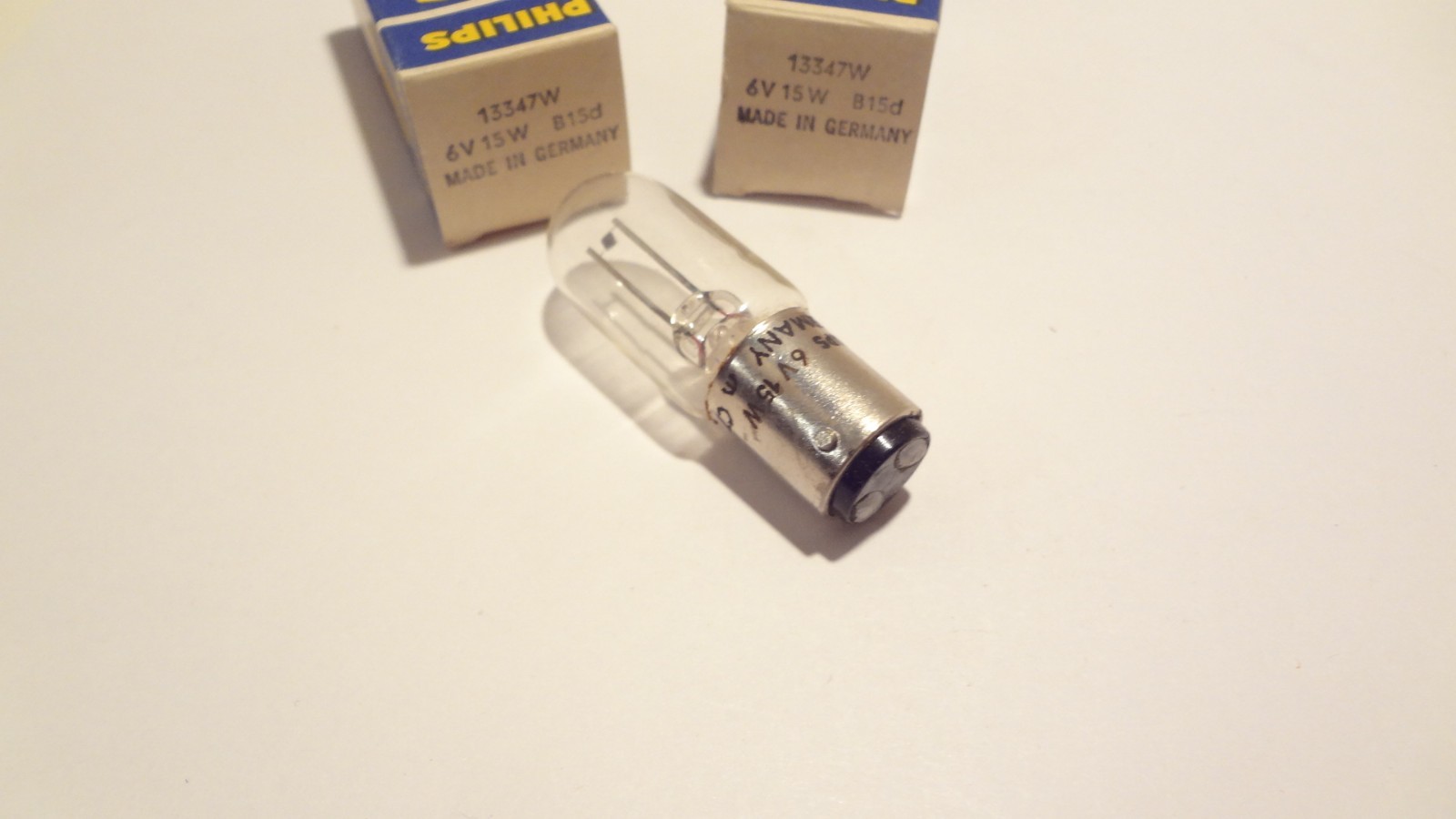 PHILIPS BULBS # 13347W 6 VOLT 15 WATT QTY (2ea) *NEW*