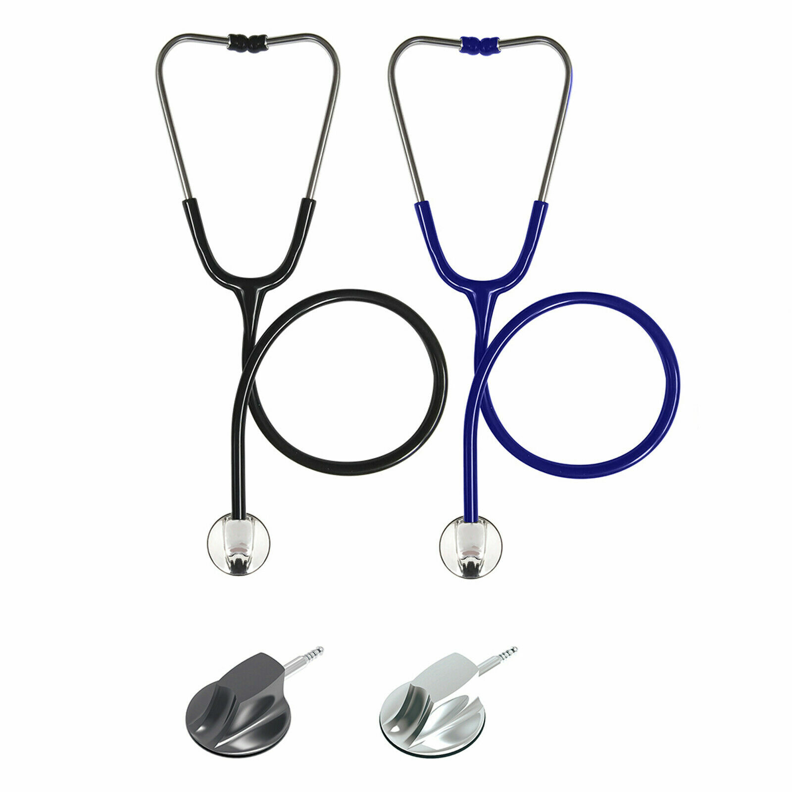 Black SC12 Traditional Stethoscope Single Head Lung Heart Diagnostic Device
