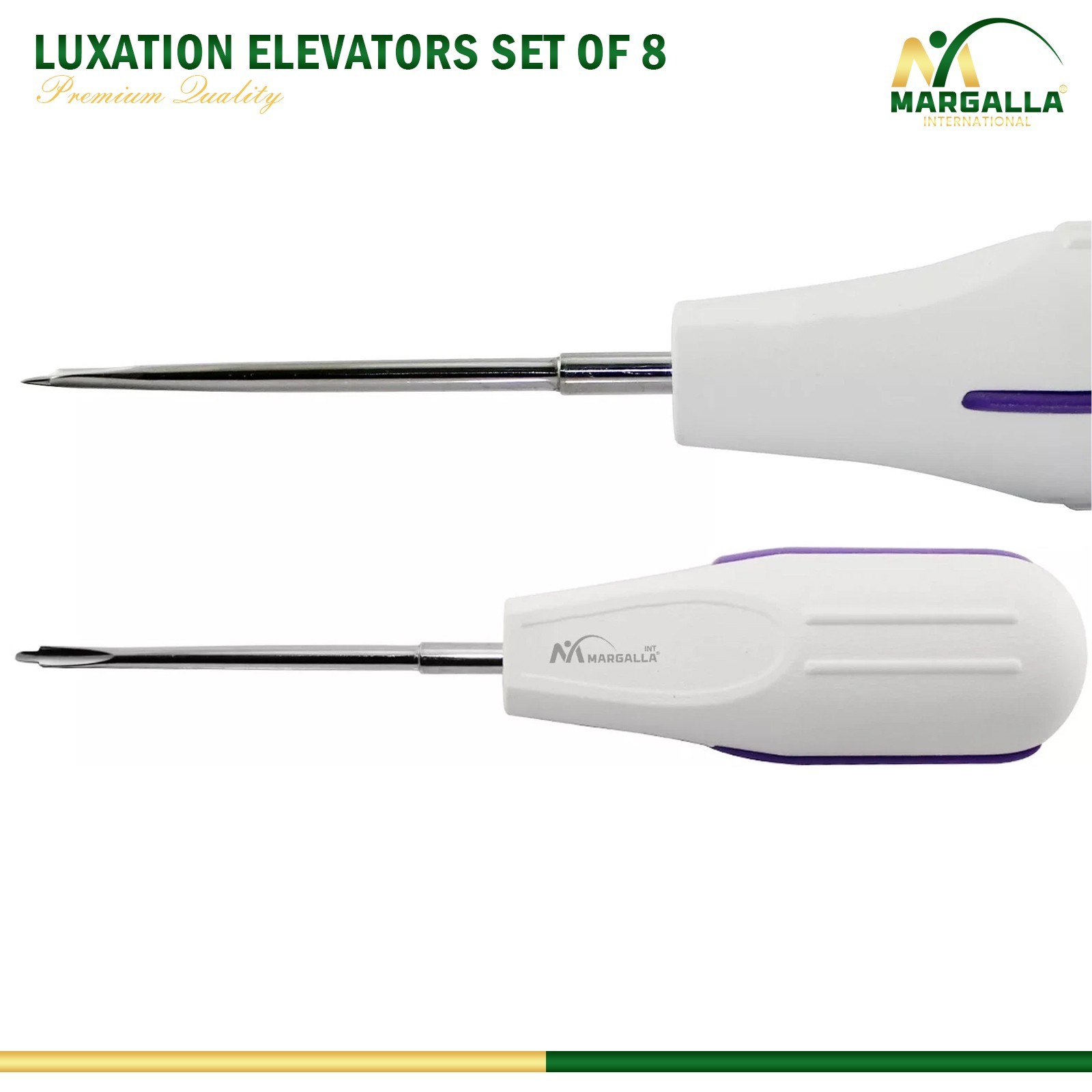 10 PCS White Dental Root Elevators Oral Surgery PDL Luxating Tooth loosening