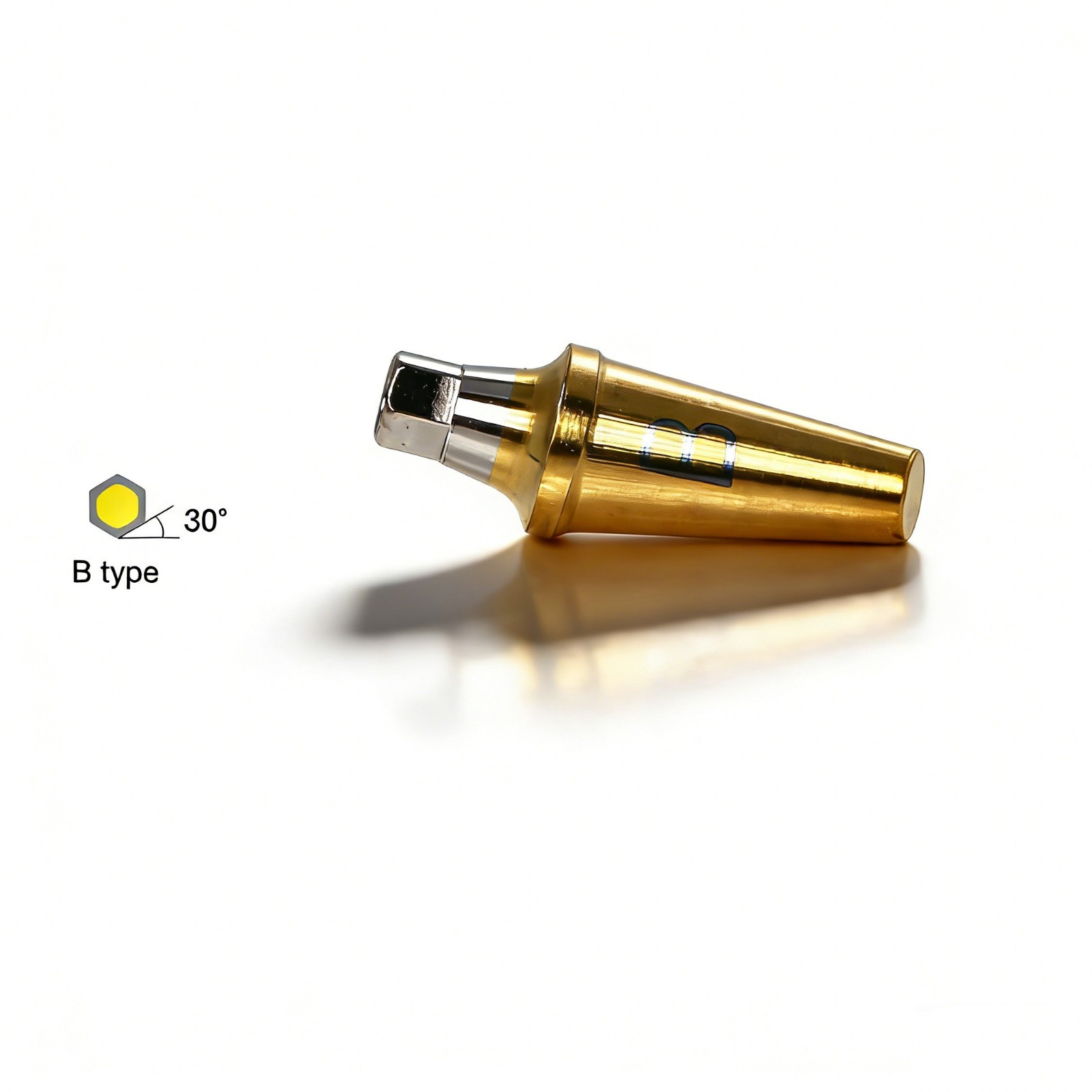 US Dental Titanium Hex A/B 17° Angled Abutment for Hiossen ET Mini Regular Plat
