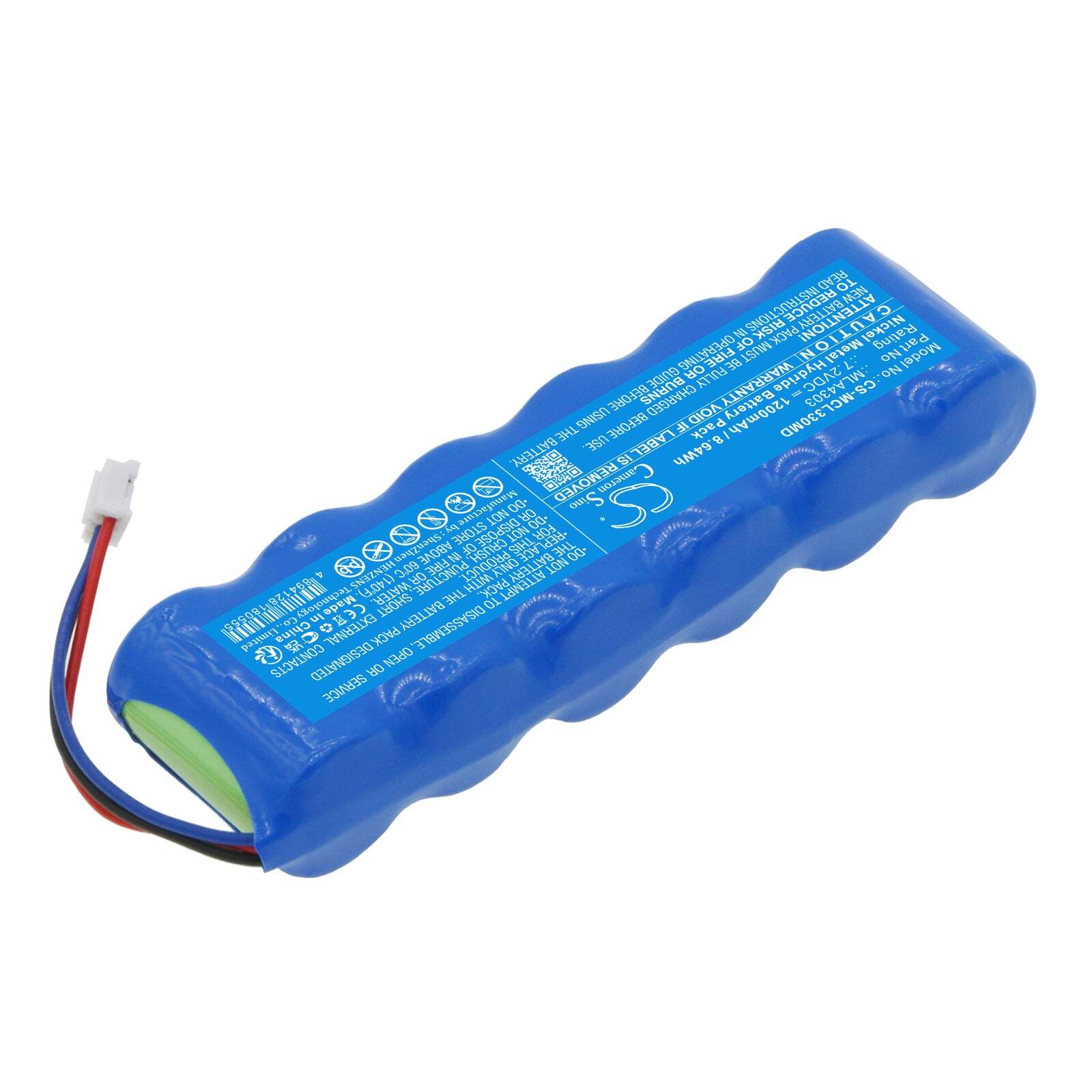 MLA4303 Battery for Micro Medical MicroLab 3300 Spirometer, 1200mAh – sold by sm