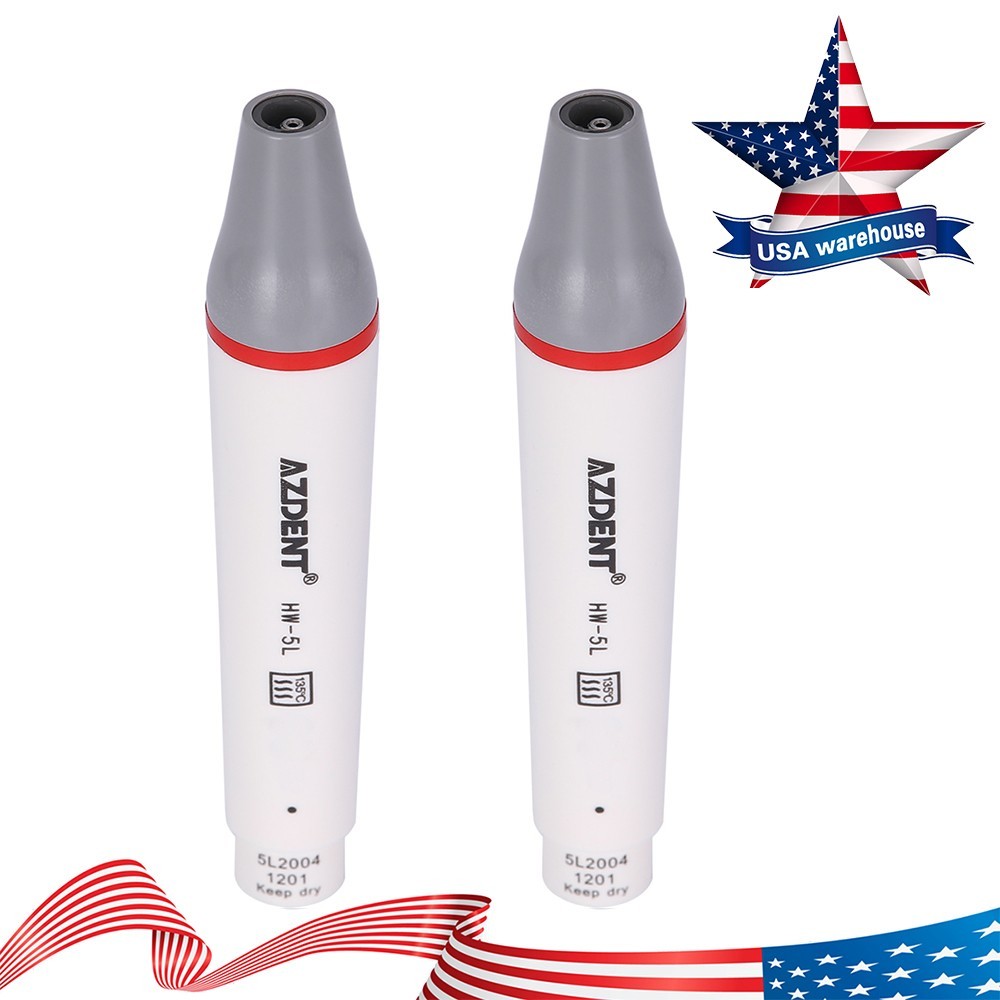 2x Dental Detachable LED Ultrasonic Scaler Handpiece HW-5L fit for WOODPECKER