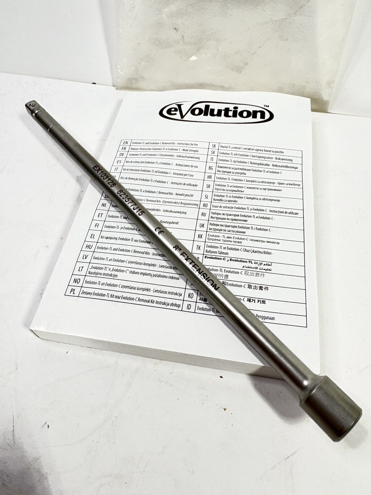 Tecomet Evolution 8-inch X 1/4-in Drive Extension EX103128
