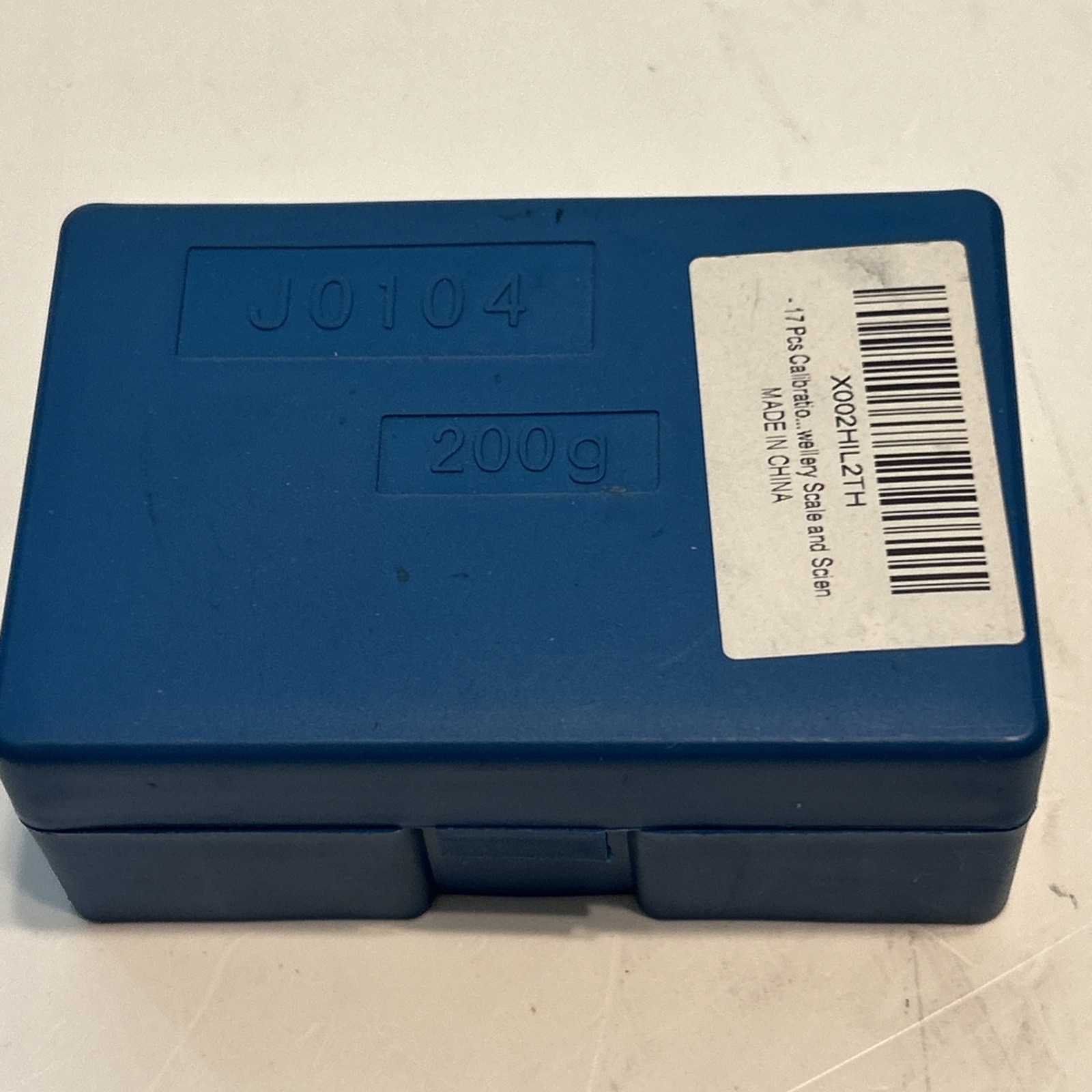 17-Piece Precision Calibration Weight Set for Accurate Measurements, 10mg-100g