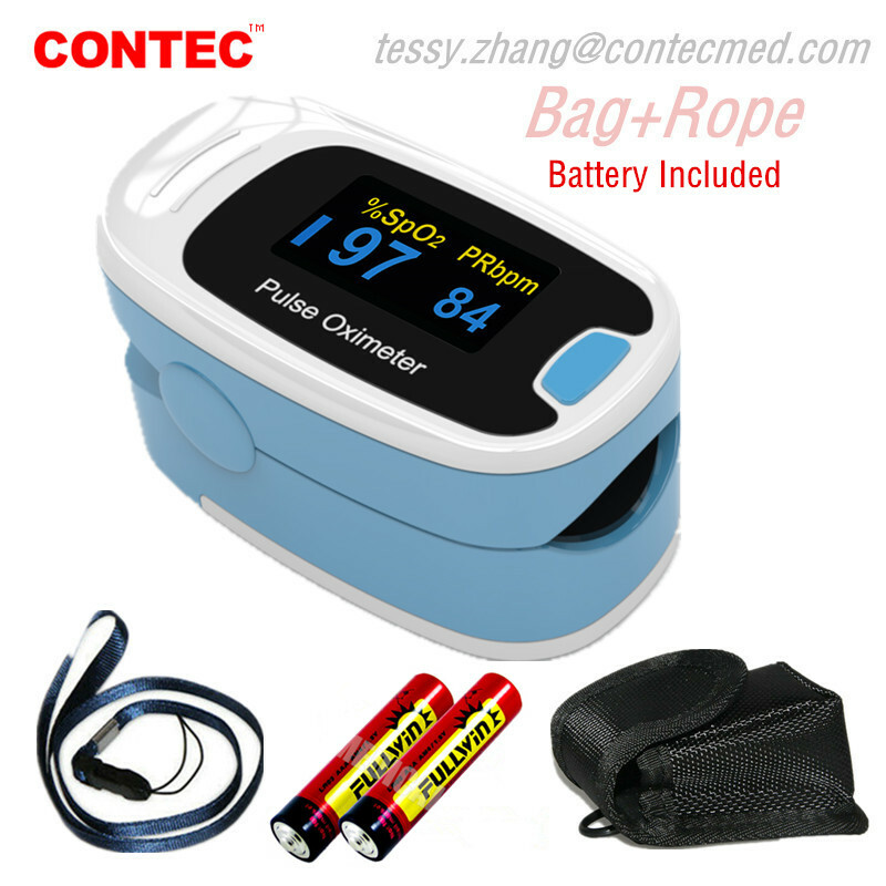Contec CMS50NA Fingertip Pulse Oximeter SPO2 Pulse Rate Blood Oxgen Meter OLED