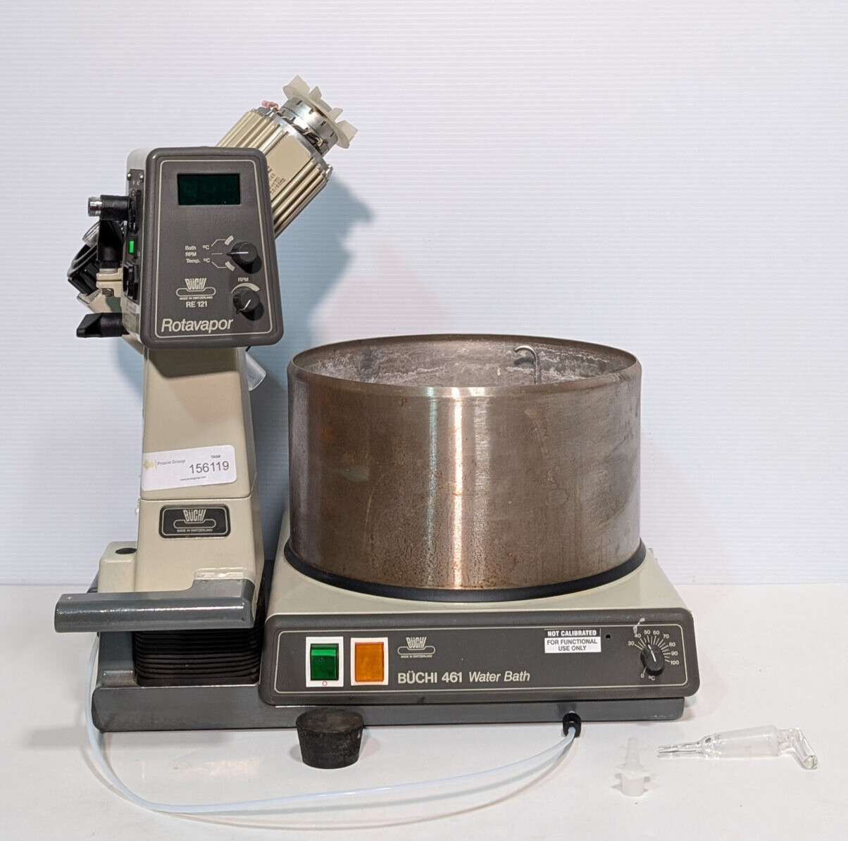 BÜCHI, Brinkmann Rotovapor RE-121 Lab Assy System, Evaporating Flask, Water Bath
