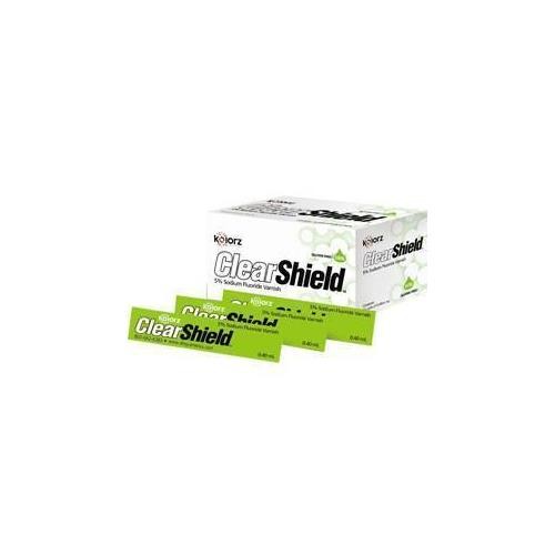 DMG 799517 Kolorz ClearShield Fluoride Dental Varnish Caramel 200/Pk