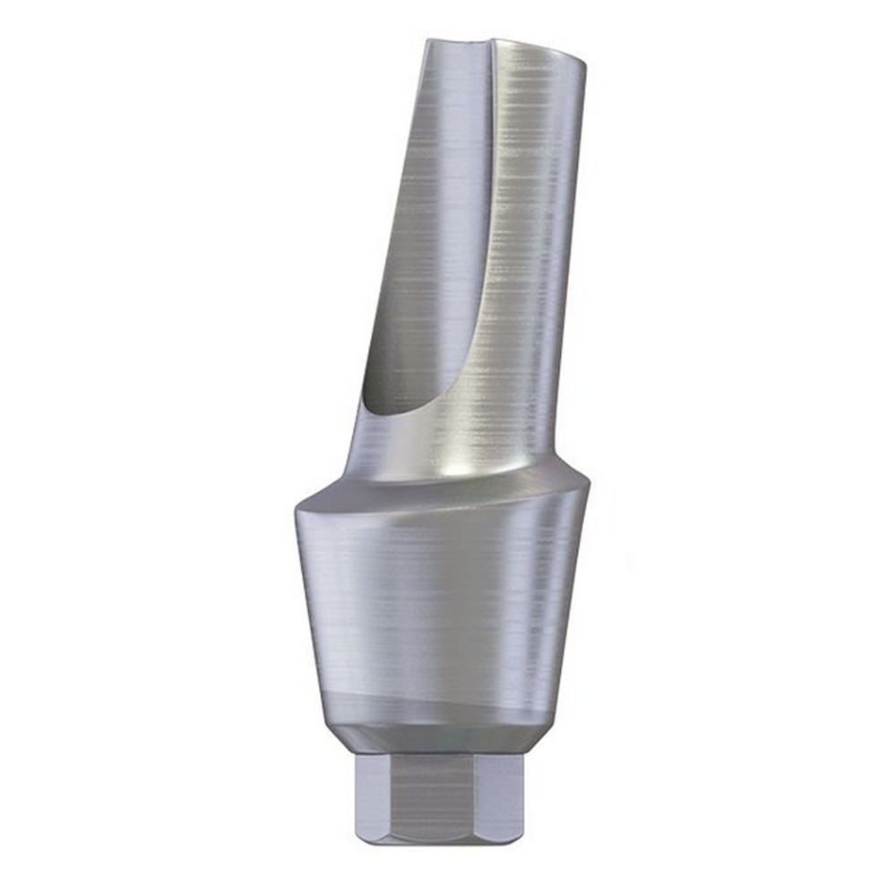 1x Dental Impl ant Anatomic Angulated 15° Abut ment Internal Hex 2.42mm Screw