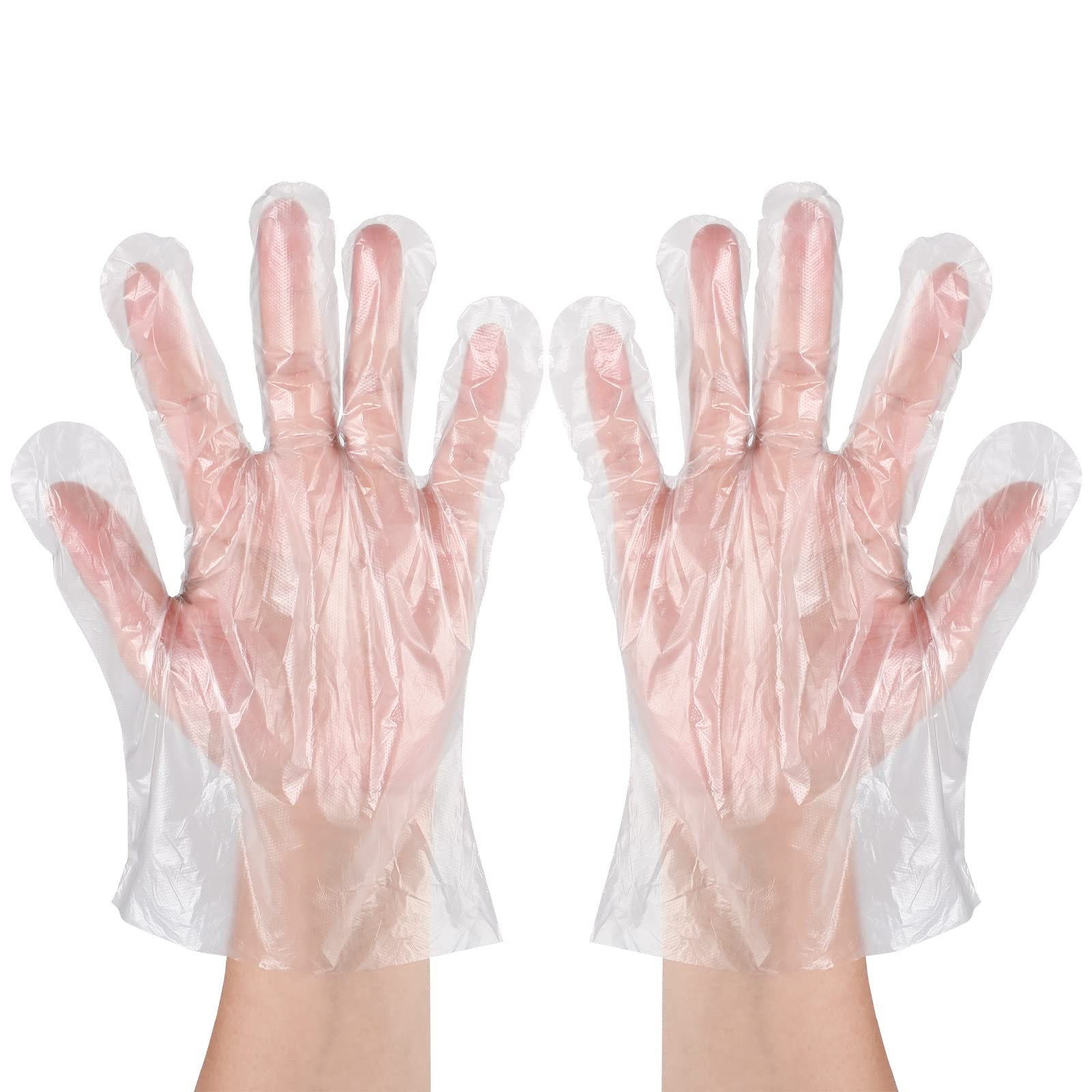 Disposable Food Prep Gloves – 500 PCS Disposable Plastic Gloves forFood Safe …