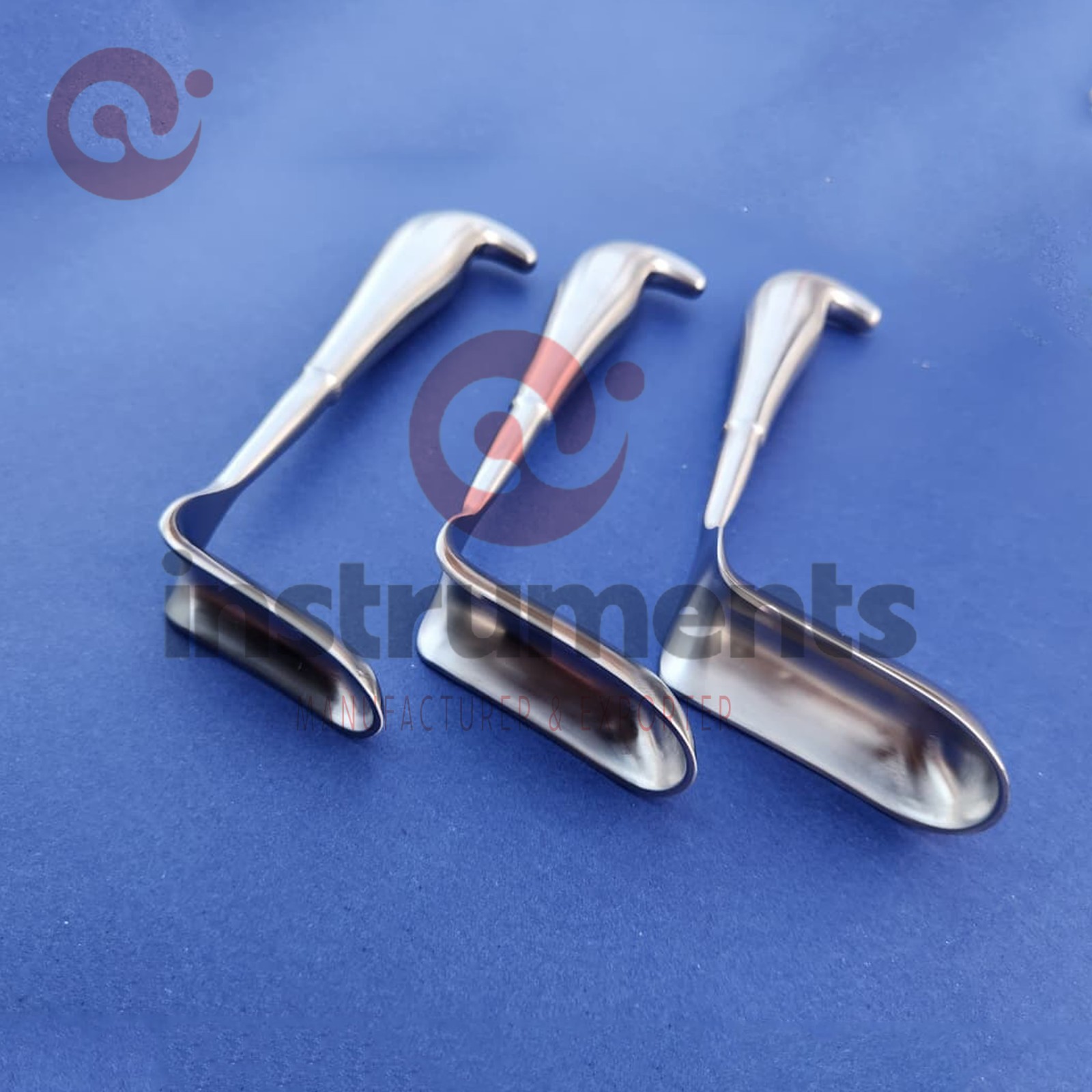 Hill-Ferguson Rectal Retractor 3 Pcs Set Small Medium Large Surgical Instruments