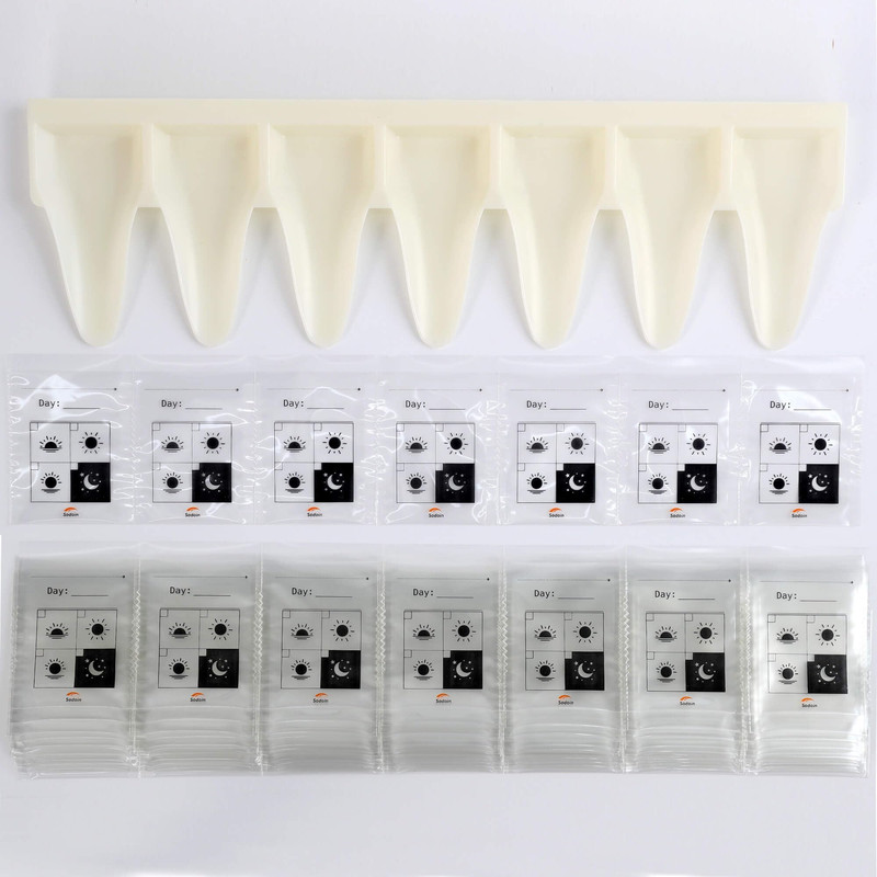 Sodoin S Pill Bag Set – 700 Heat Seal Pill Bags Loading Tray 7 Loading- Pill