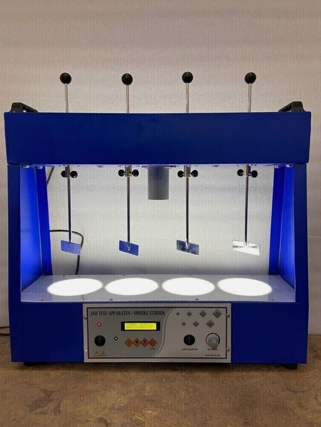 Flocculation Digital Jar Test Apparatus 4 Spindle WITH SAME DAY SHIPPING FROM US