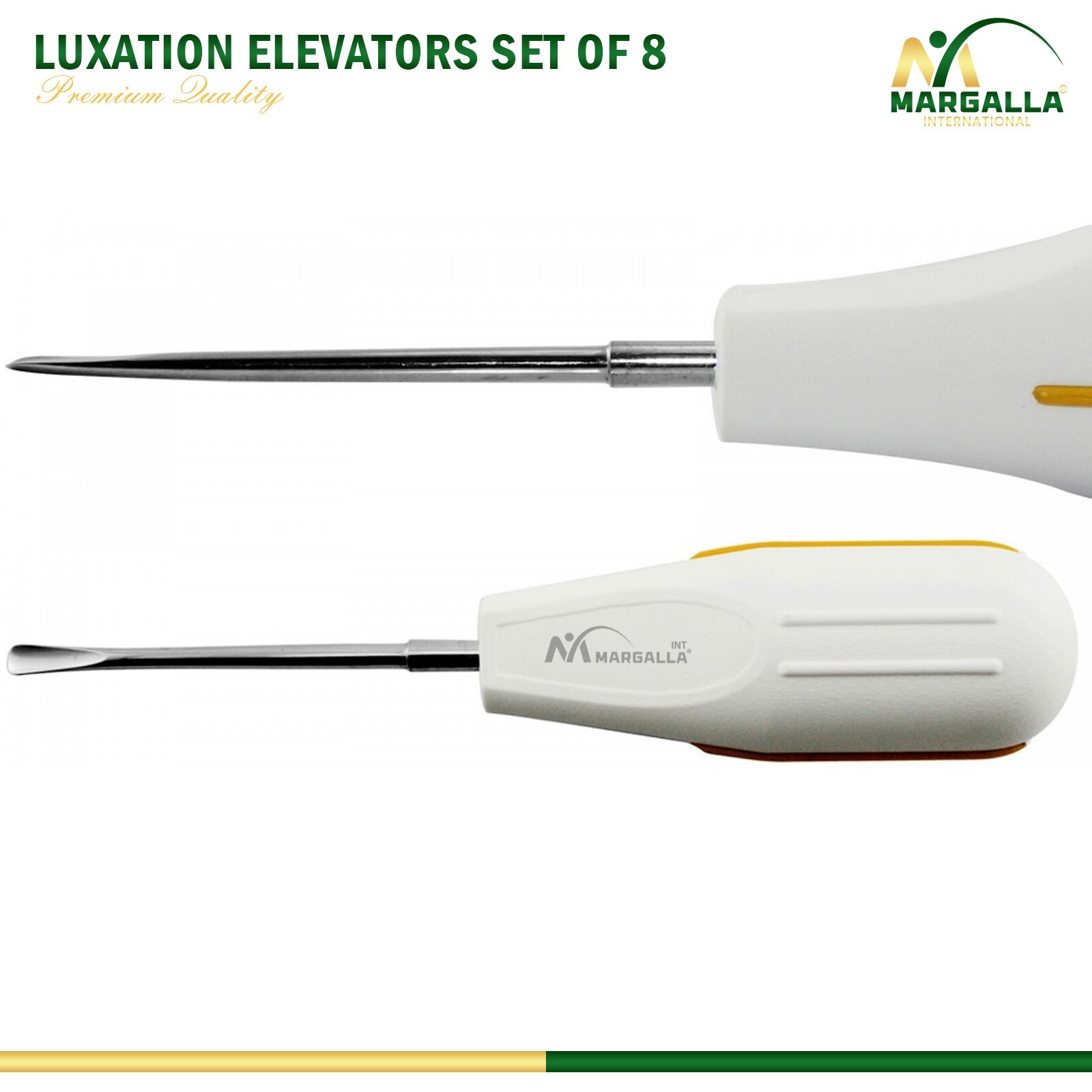 10 PCS White Dental Root Elevators Oral Surgery PDL Luxating Tooth loosening