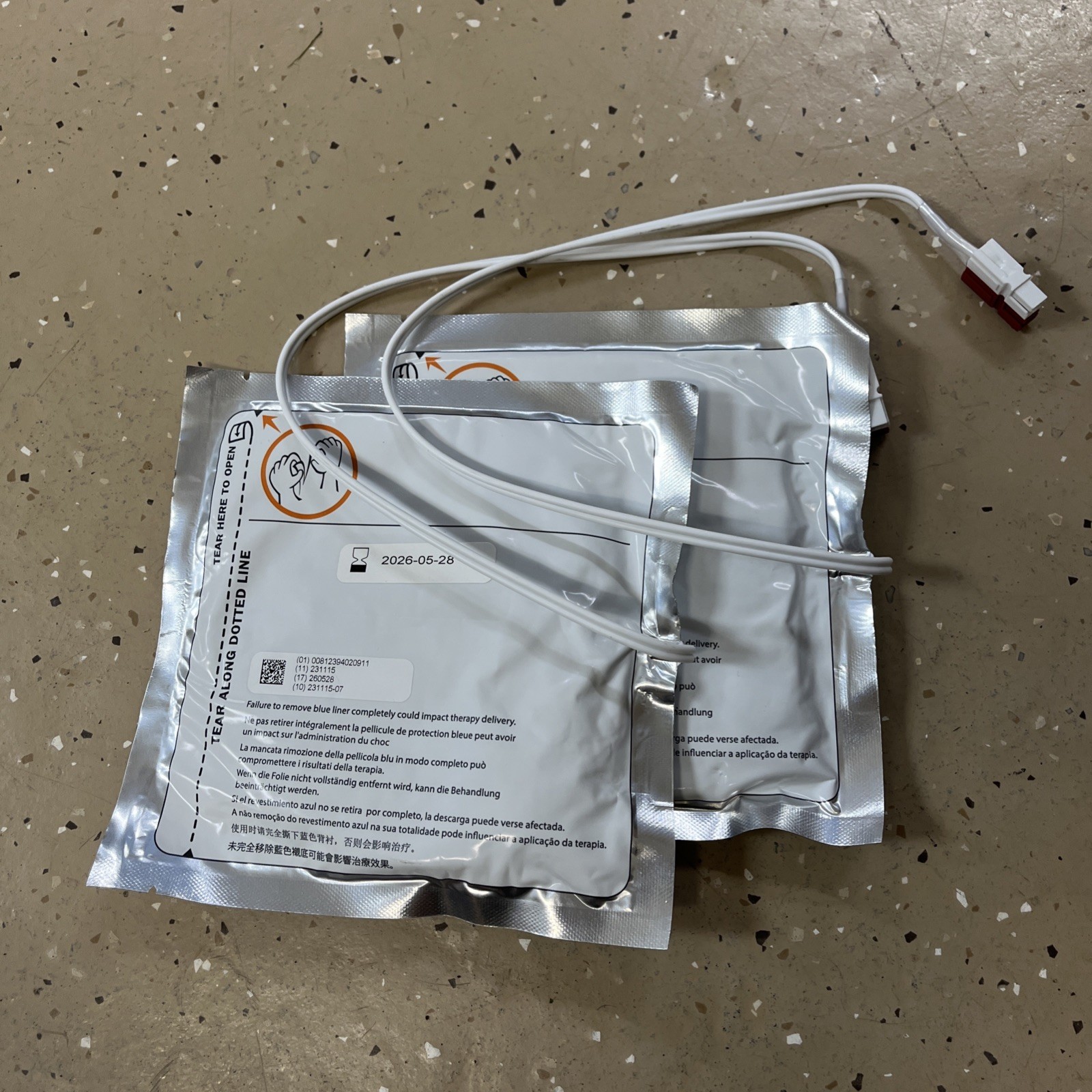 Lot of 2 CARDIAC SCIENCE AED ELECTRODES 9131 EXP 2026-05-28