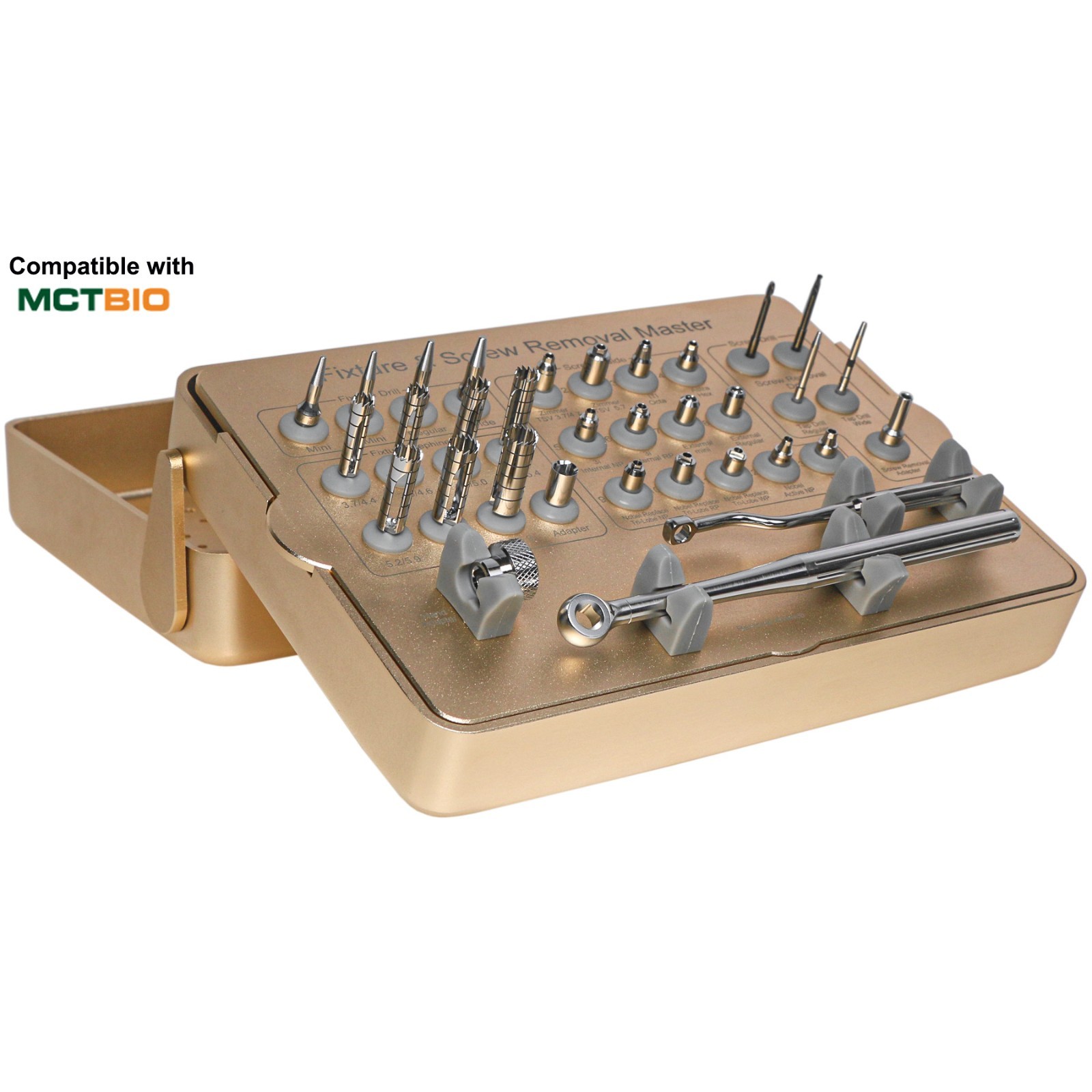 US Implant Fixture & Fractured Screw Removal Kit MCT FSRK-02 NeoBiotech SR