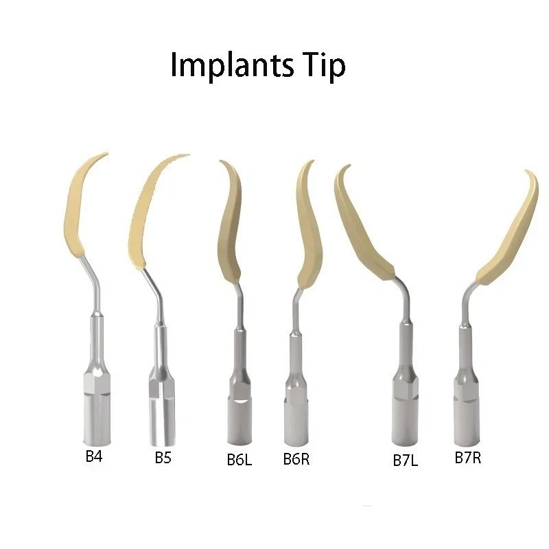 1 Pcs Dental Cleaning Ultrasonic Scaler Implant Tips Fit EMS Handpiece 8 Types
