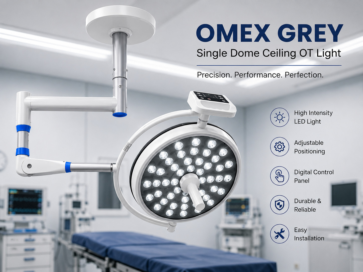 Best Surgical OT Light Operation Theater Surgical Light Examination LED OT Lamp