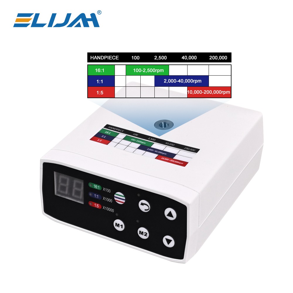 Dental Brushless Electric Micro Motor LED /1:5 Increasing Handpiece Lab Tools US