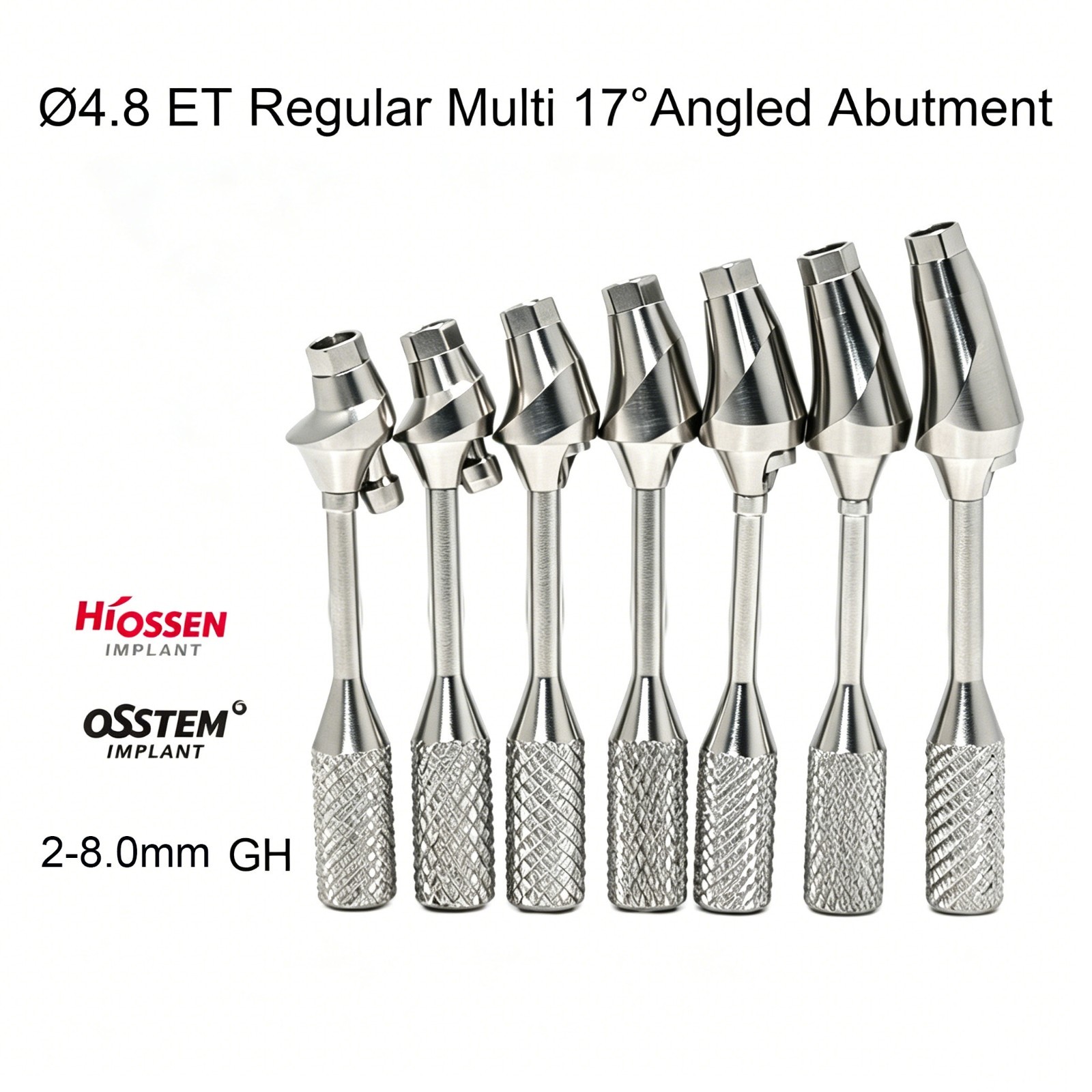 Dental 17° Angled Multi Unit Abutment 4.8mm MU for Hiossen Hex Standard Regular