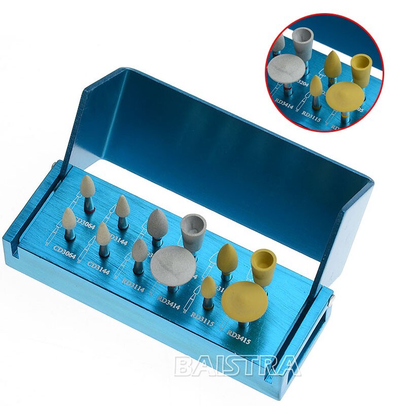 Dental Zirconia Diamond Polishing Kit RA3112 F Low Speed Contra Angle Handpiece