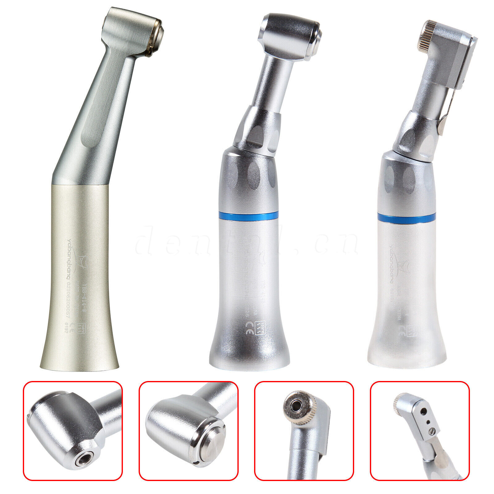 Yabangbang Dental Slow Low Speed Contra Angle Handpiece E-type Push Button/Latch